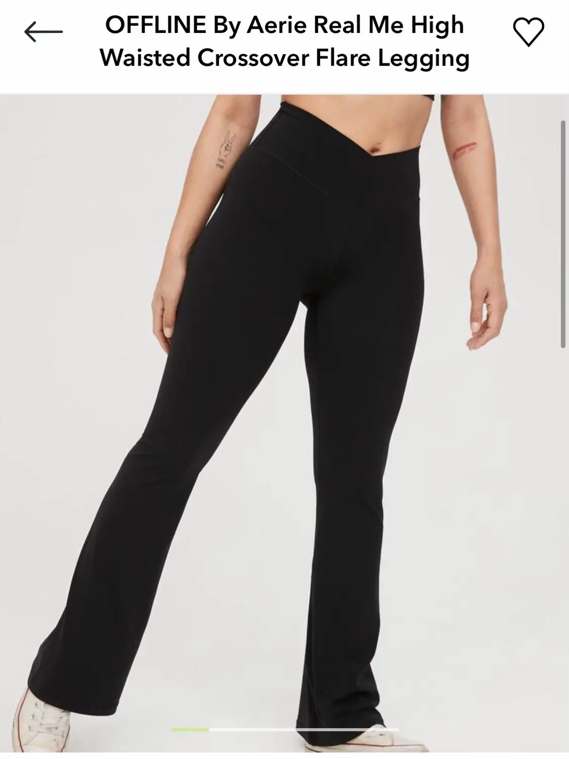 Aerie + OFFLINE Real Me High Waisted Crossover Legging (Earthen)