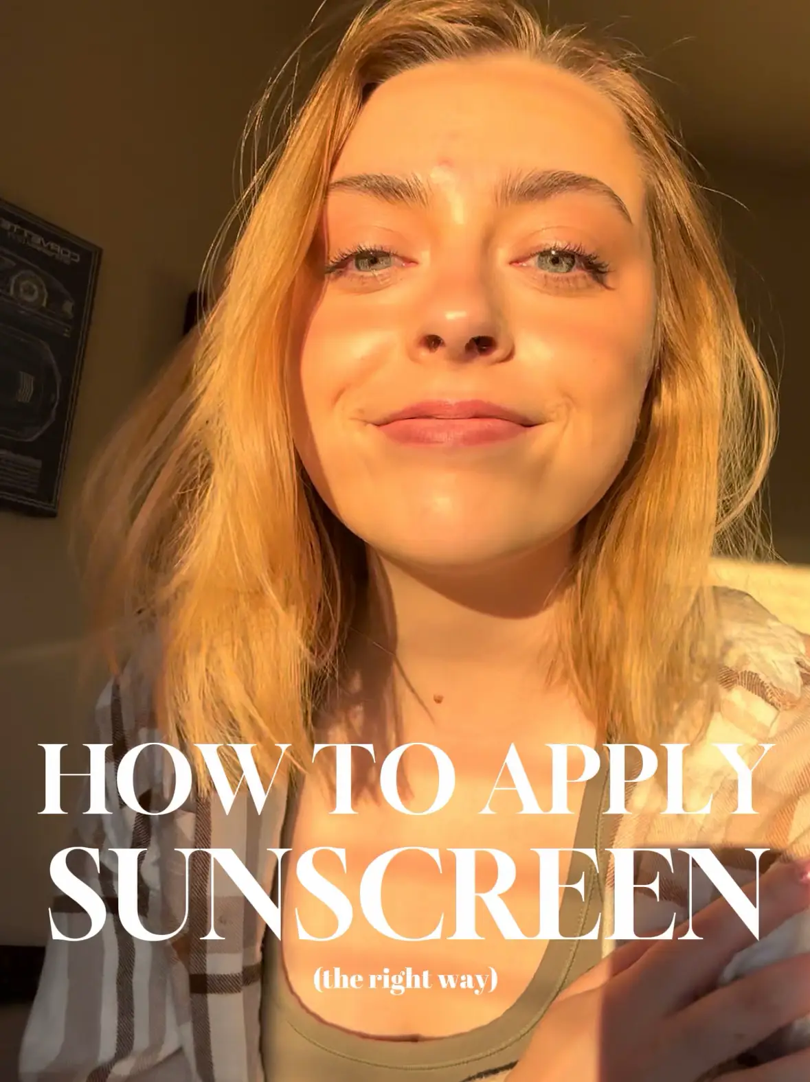 How to apply sunscreen on face?