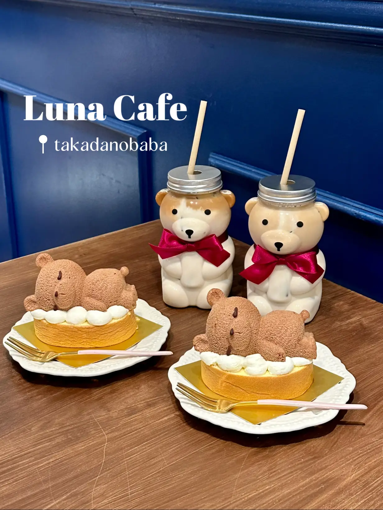 カフェ巡り記録☕️【写真映えのくまさんカフェ🧸ྀི🤍⠀】 | Hinaが投稿したフォトブック | Lemon8