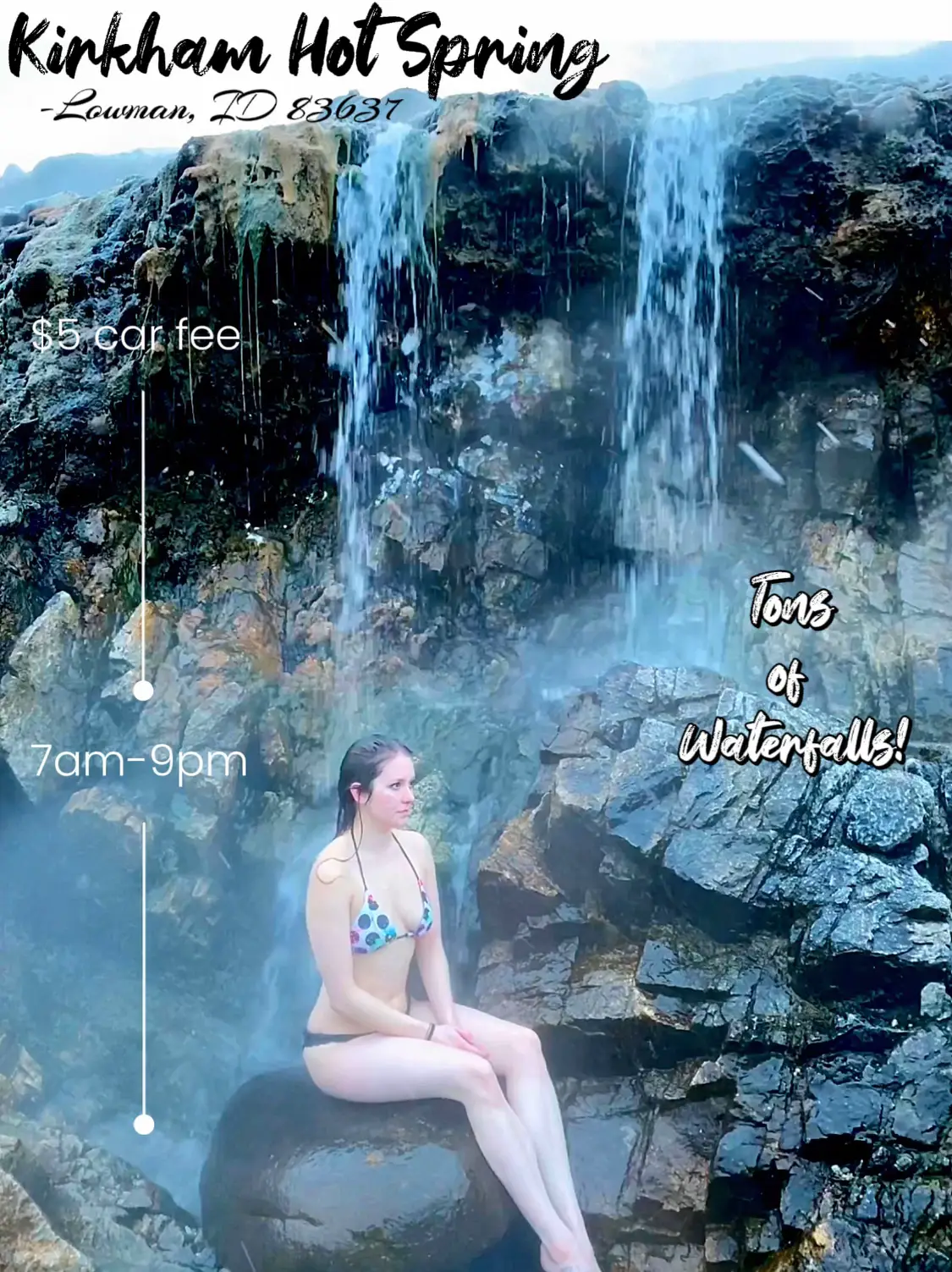 Shower in a Hot Spring Waterfall🫶 | Angeltracesが投稿したフォトブック | Lemon8