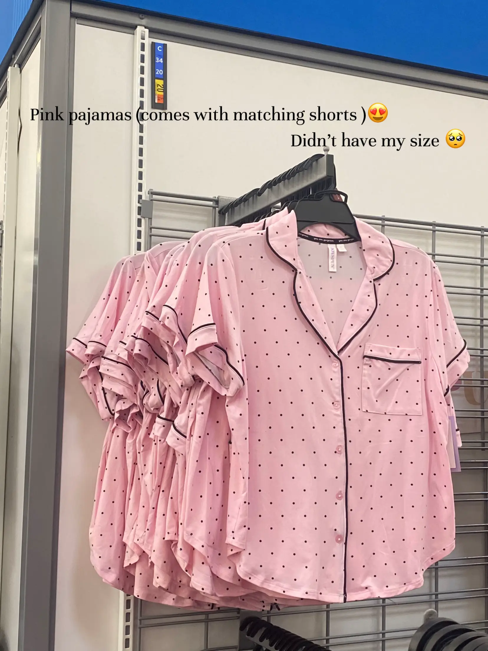 Joyspun Short Sleeve Pink Coffees Sleep Shirt Nightgown Nightshirt w  Pockets