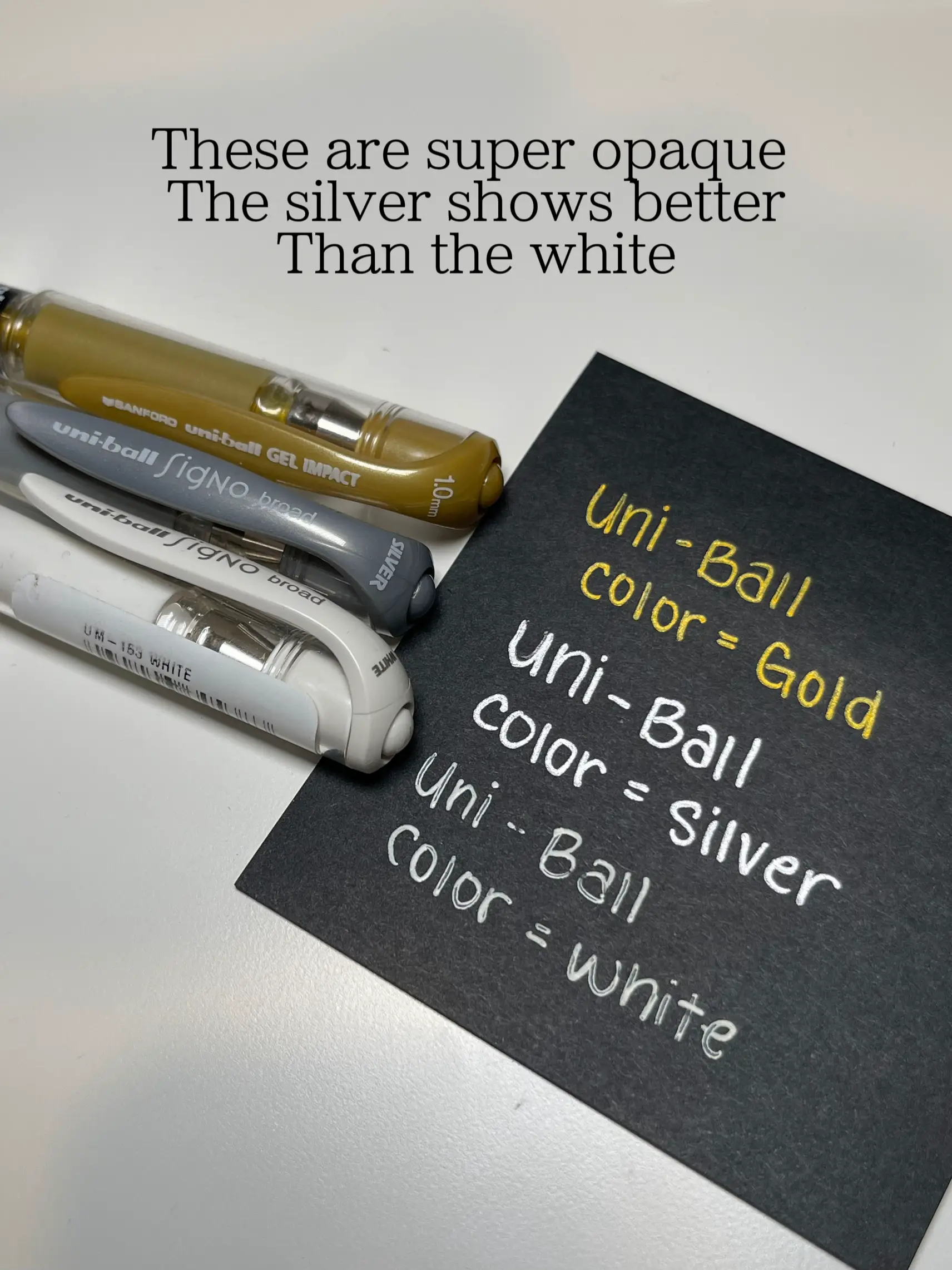 Best Pens for Black Paper 🖤 แกลเลอรีที่โพสต์โดย RittenhouseArt Lemon8