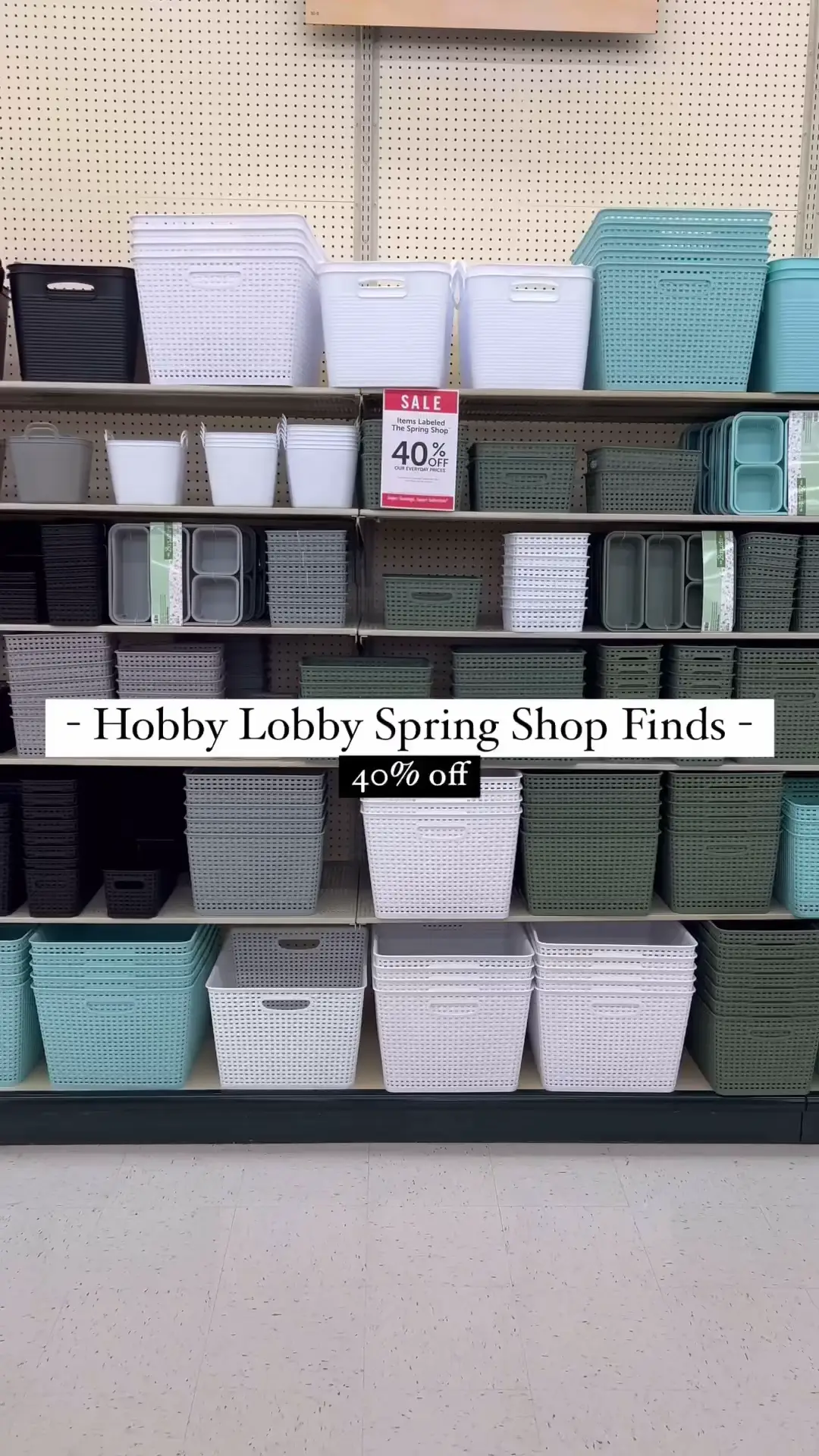 Hobby Lobby Spring Shop 🍋  Video published by happyhomefinds