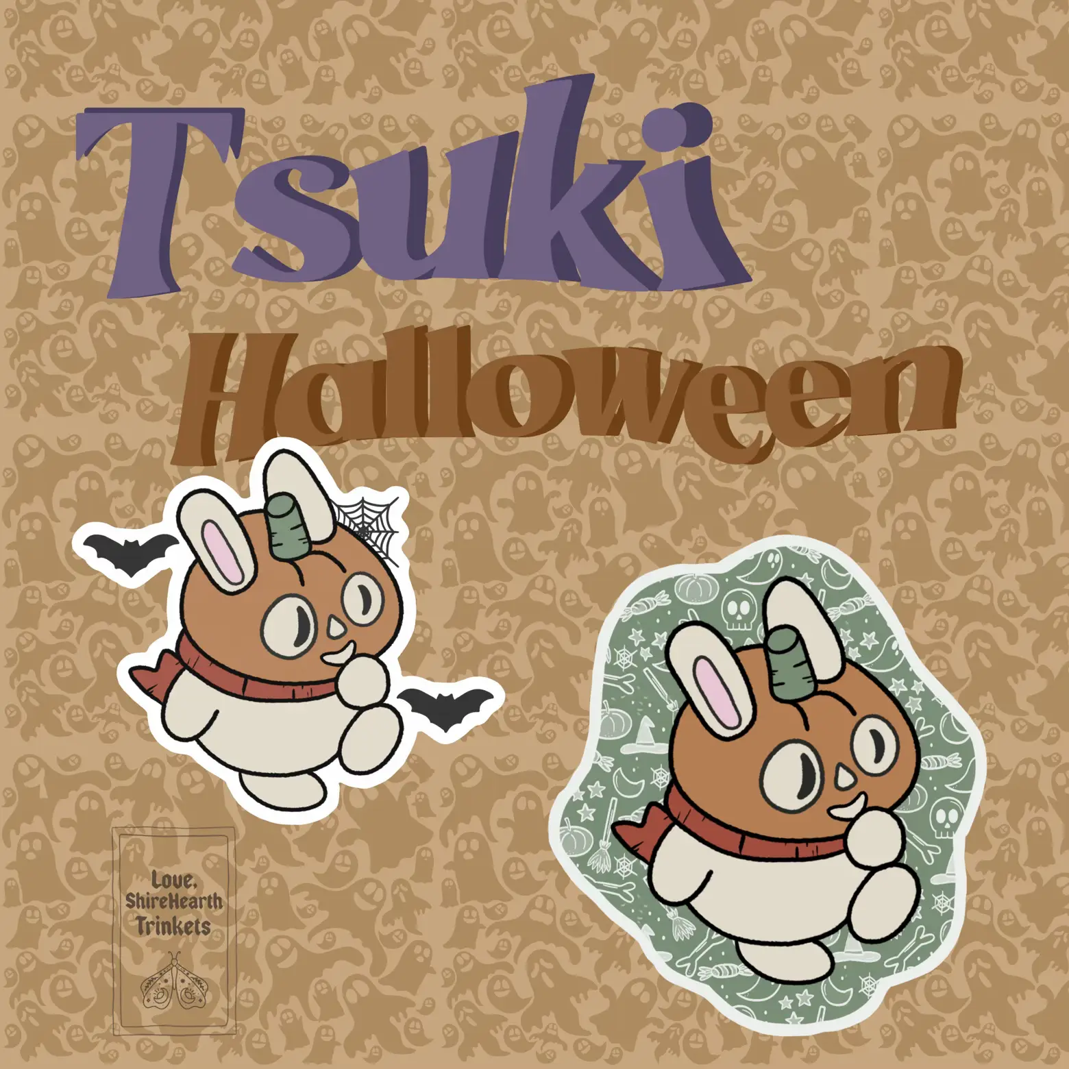 Tsuki Halloween stickers., Gallery posted by 𝖆𝖘𝖍