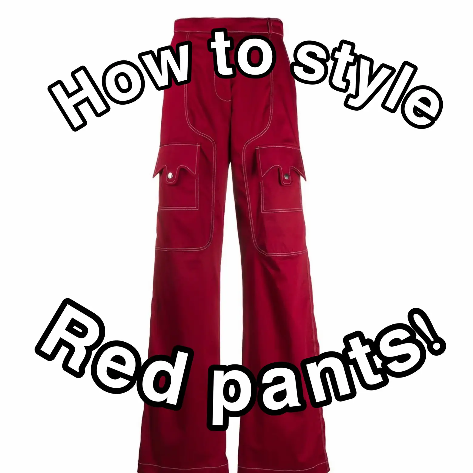 Red Cargo Pants Outfits (5 ideas & outfits)