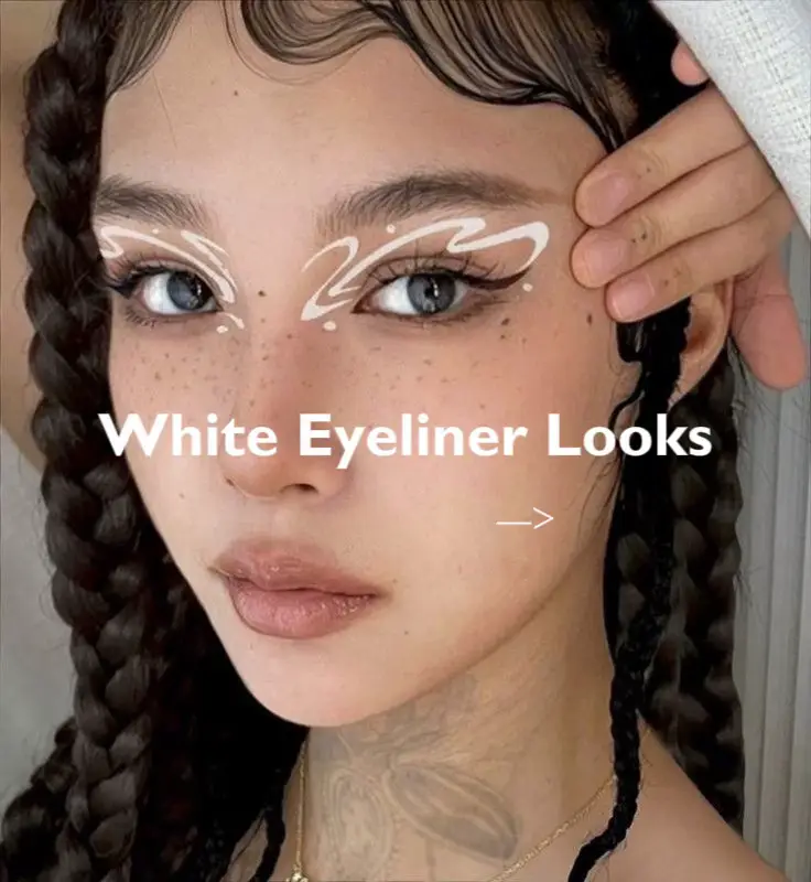 White eyeliner on medium olive skin 😅💓, Gallery posted by cozywhimsyrose