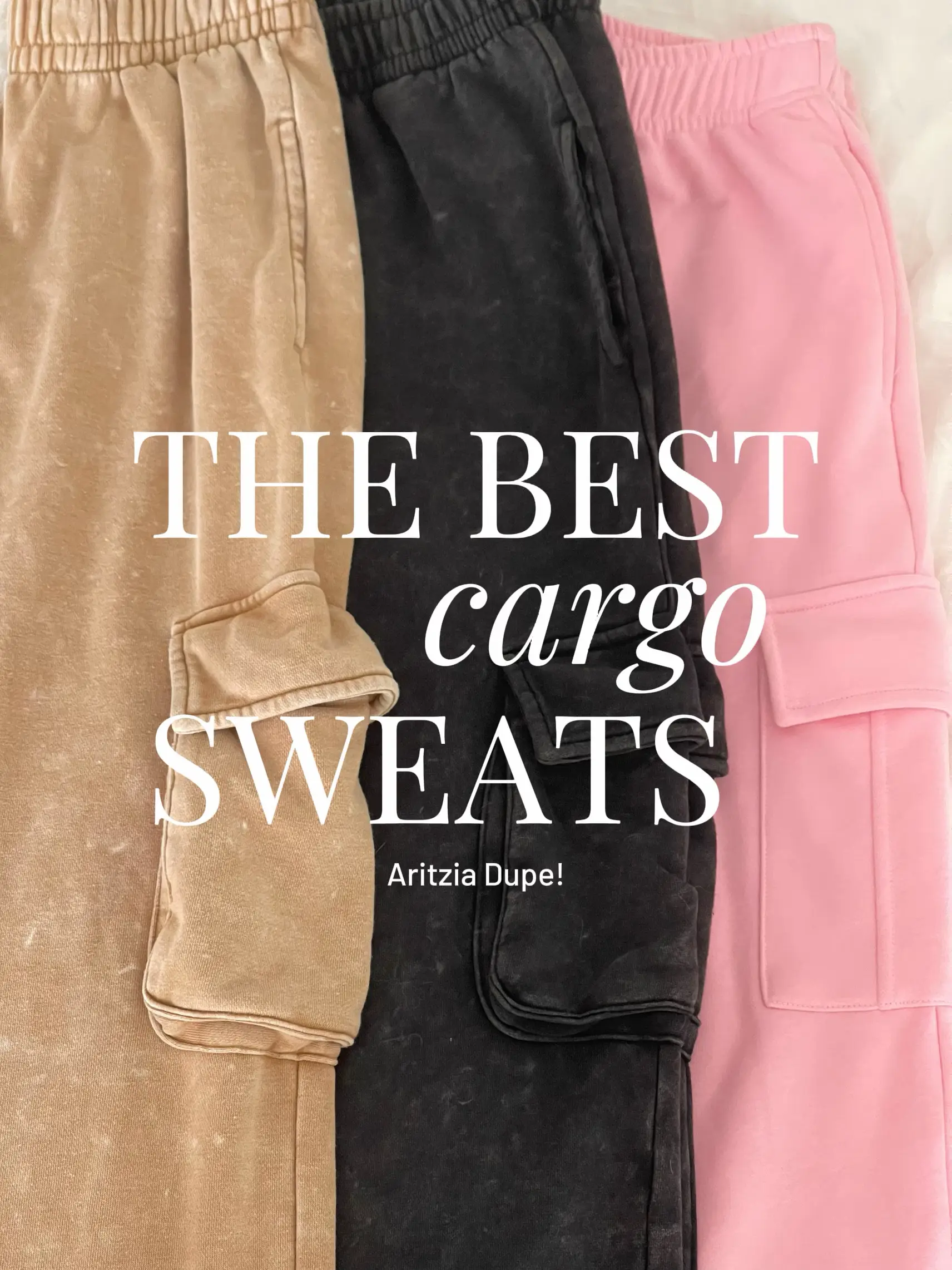 I found a dupe of the viral butt-boosting Aritzia cargo sweats for