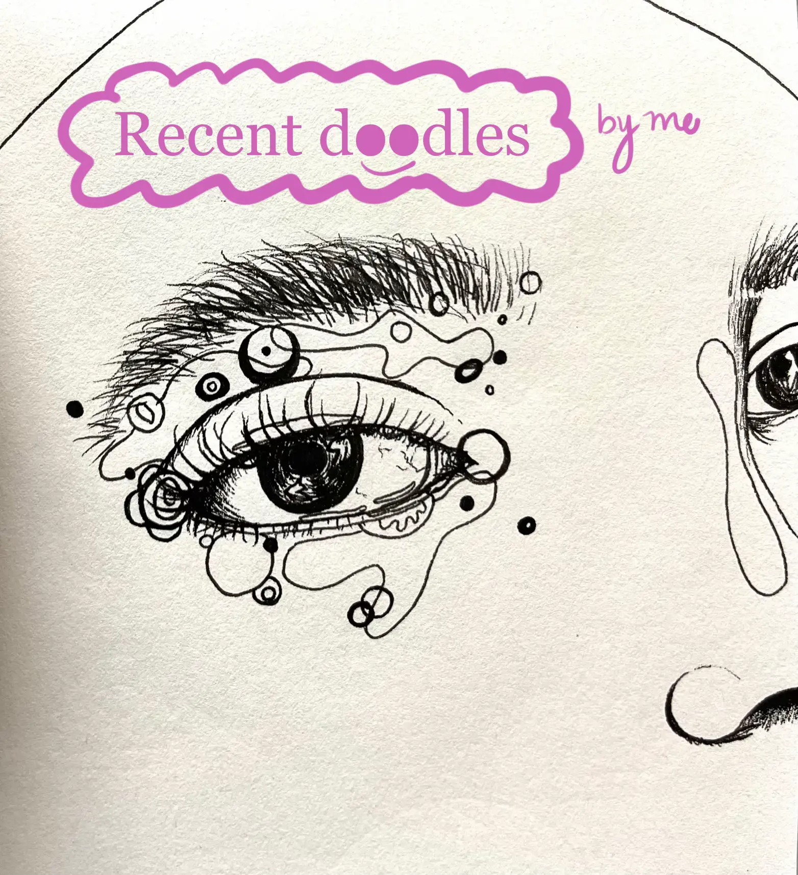 I've been trying to doodle more in my journal! Drawing with a pen