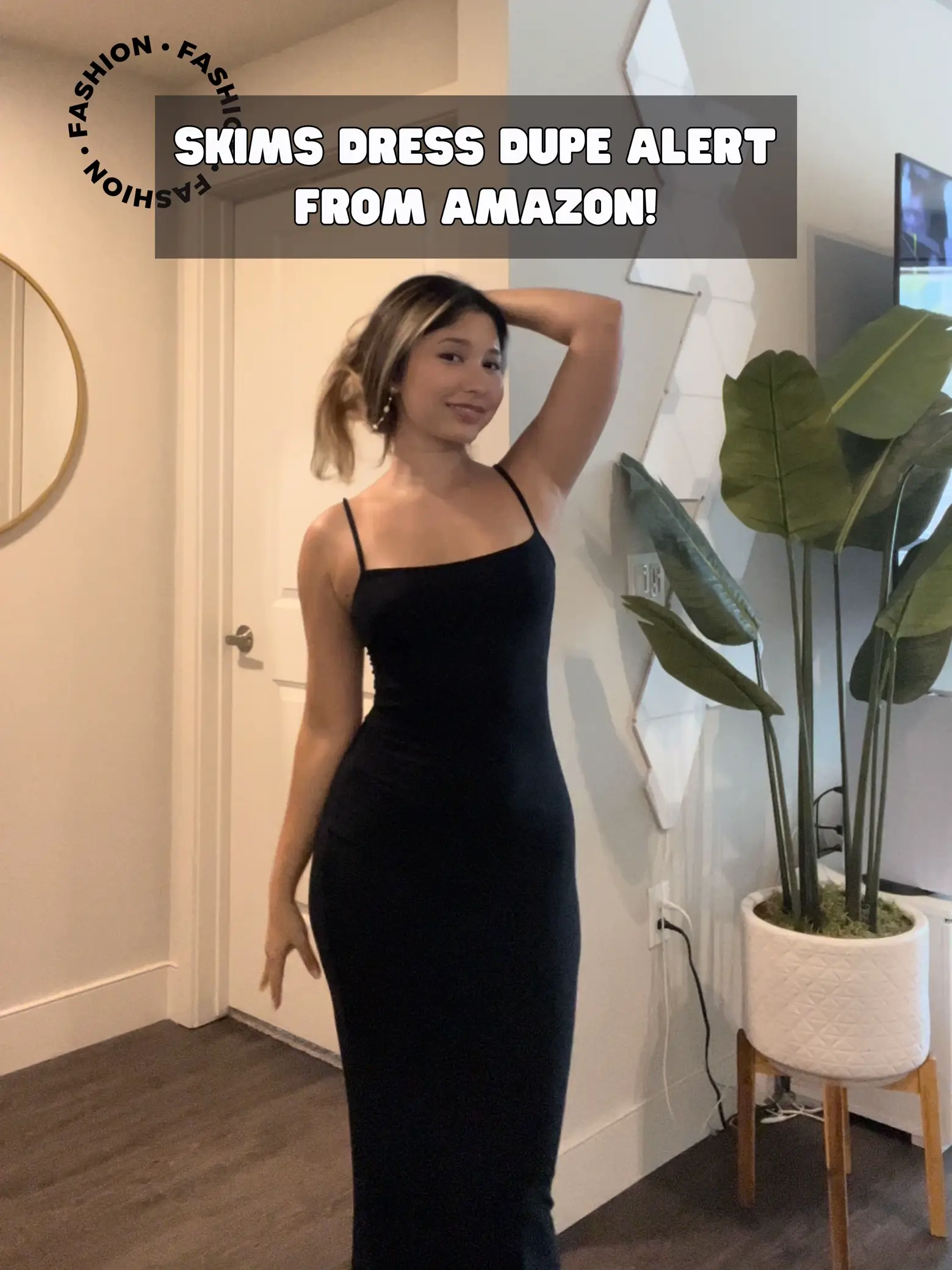 I tried the viral Bershka dress and it's identical to Skims - but it's £56  cheaper