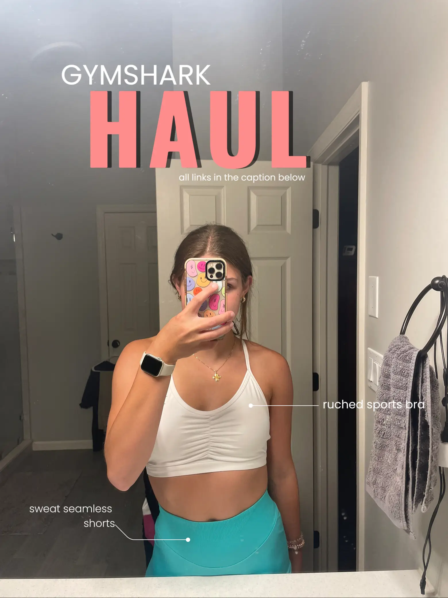 Gymshark latest releases Haul - GS Power, Adapt Camo, Crossover Shorts and  Bra, Vital Shorts 