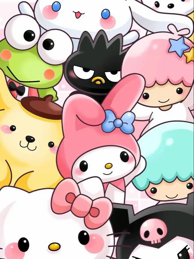 Cute Hello Kitty Frog iPhone Wallpaper