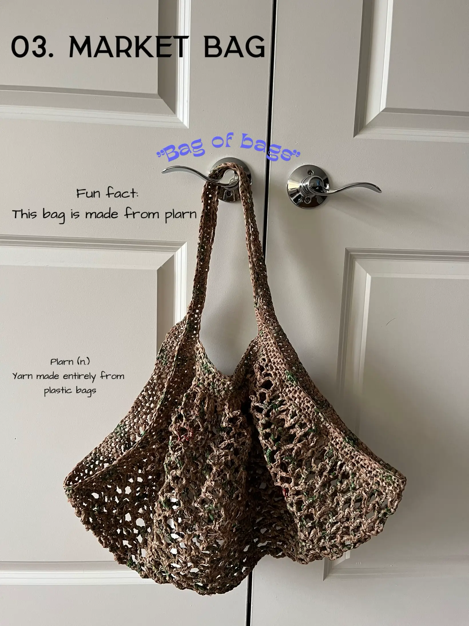 Plarn market bag hot sale