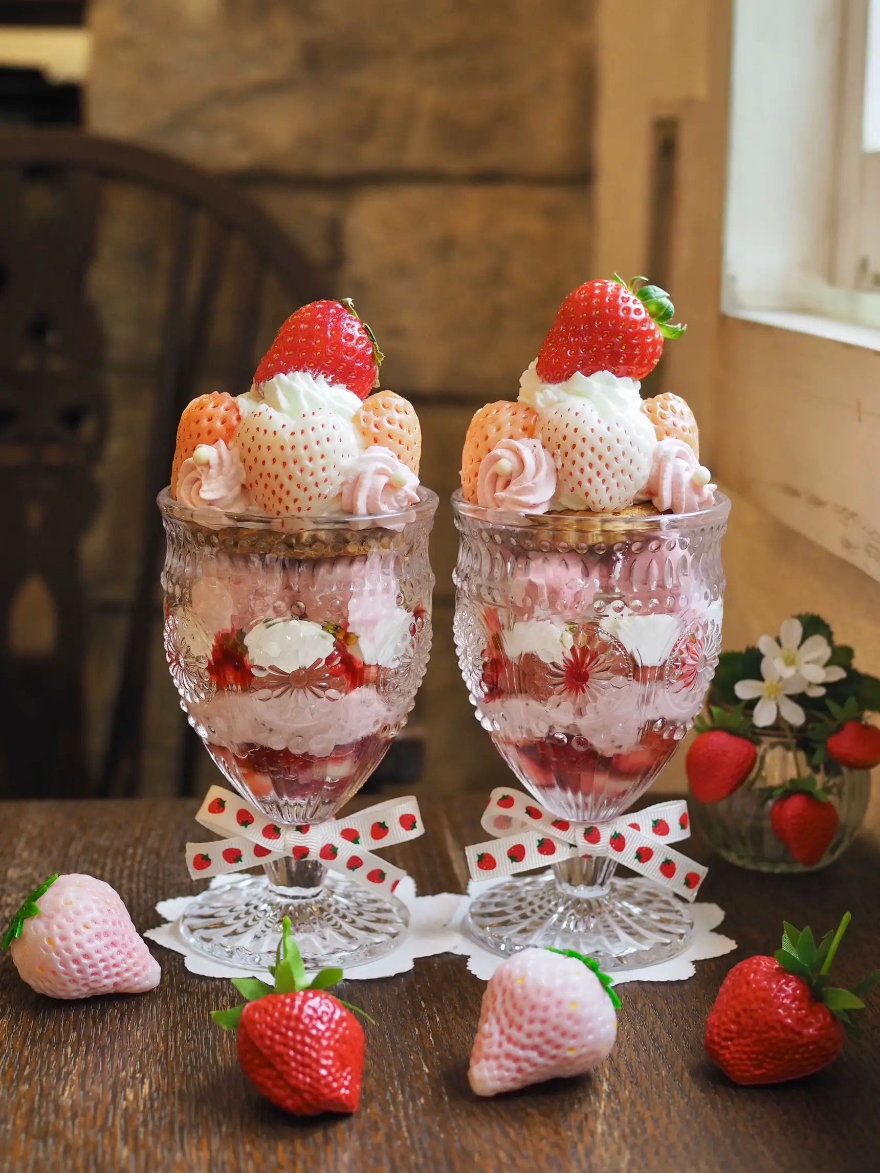 フェイクスイーツ♡贅沢ストロベリーパフェ♡ フェイクスイーツ♡贅沢ストロベリーパフェ♡ フェイクスイーツ贅沢