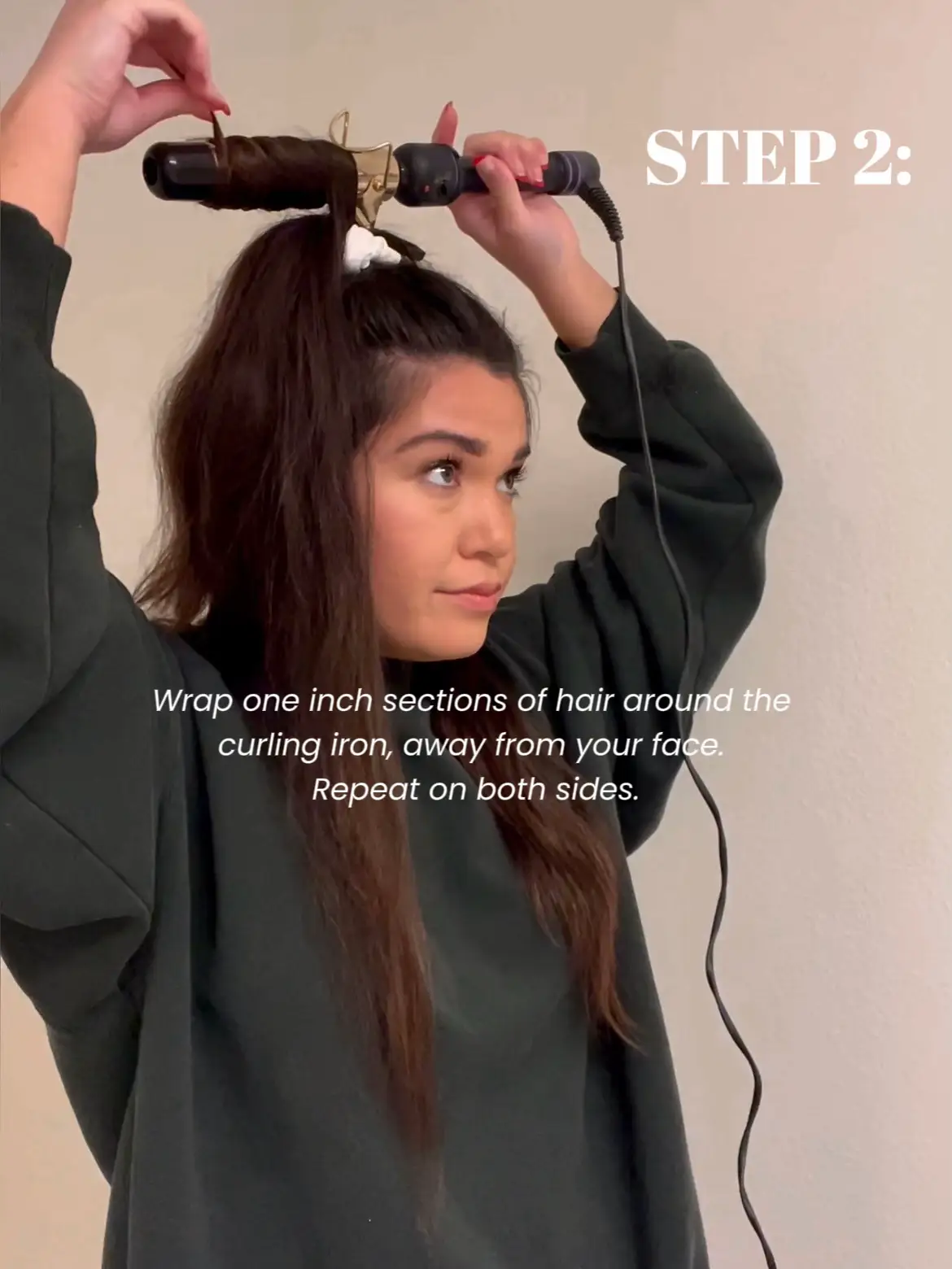 How to curl your hair in a ponytail clearance with a straightener