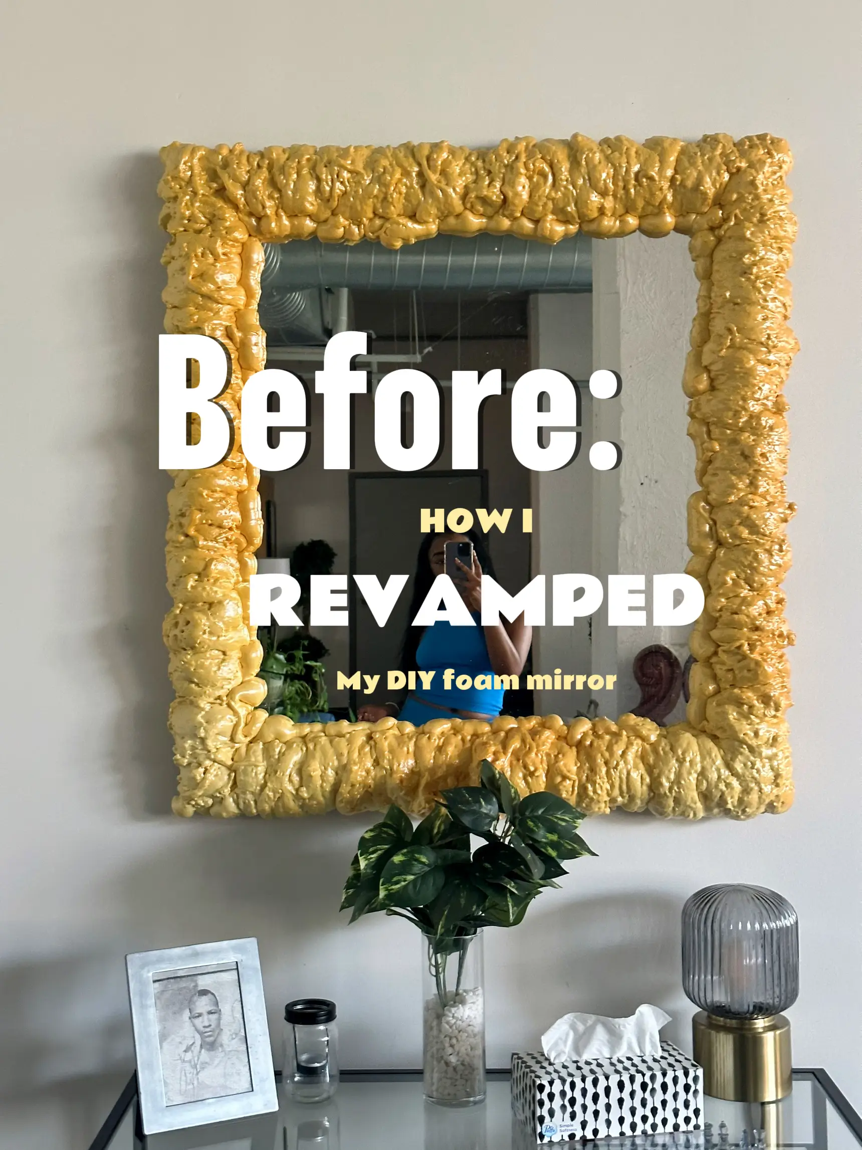 mirrored contact paper  Diy mirrored furniture, Furniture makeover, Diy  furniture