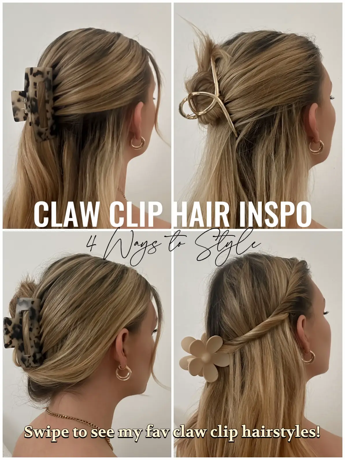 4 ways to style a Claw Clip ✨  Gallery posted by Jordan Ellis
