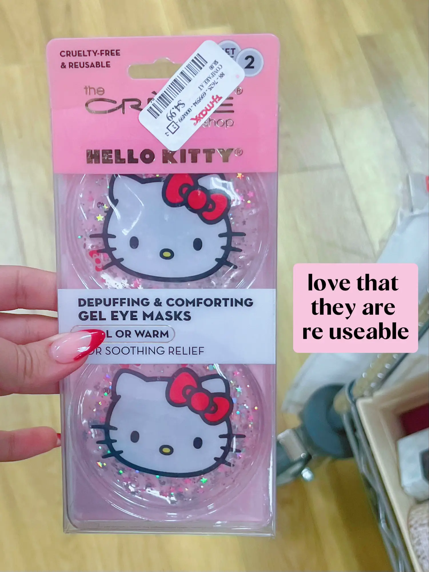 Super cute hello kitty exercise mats w/ handles spotted for $16.99 at