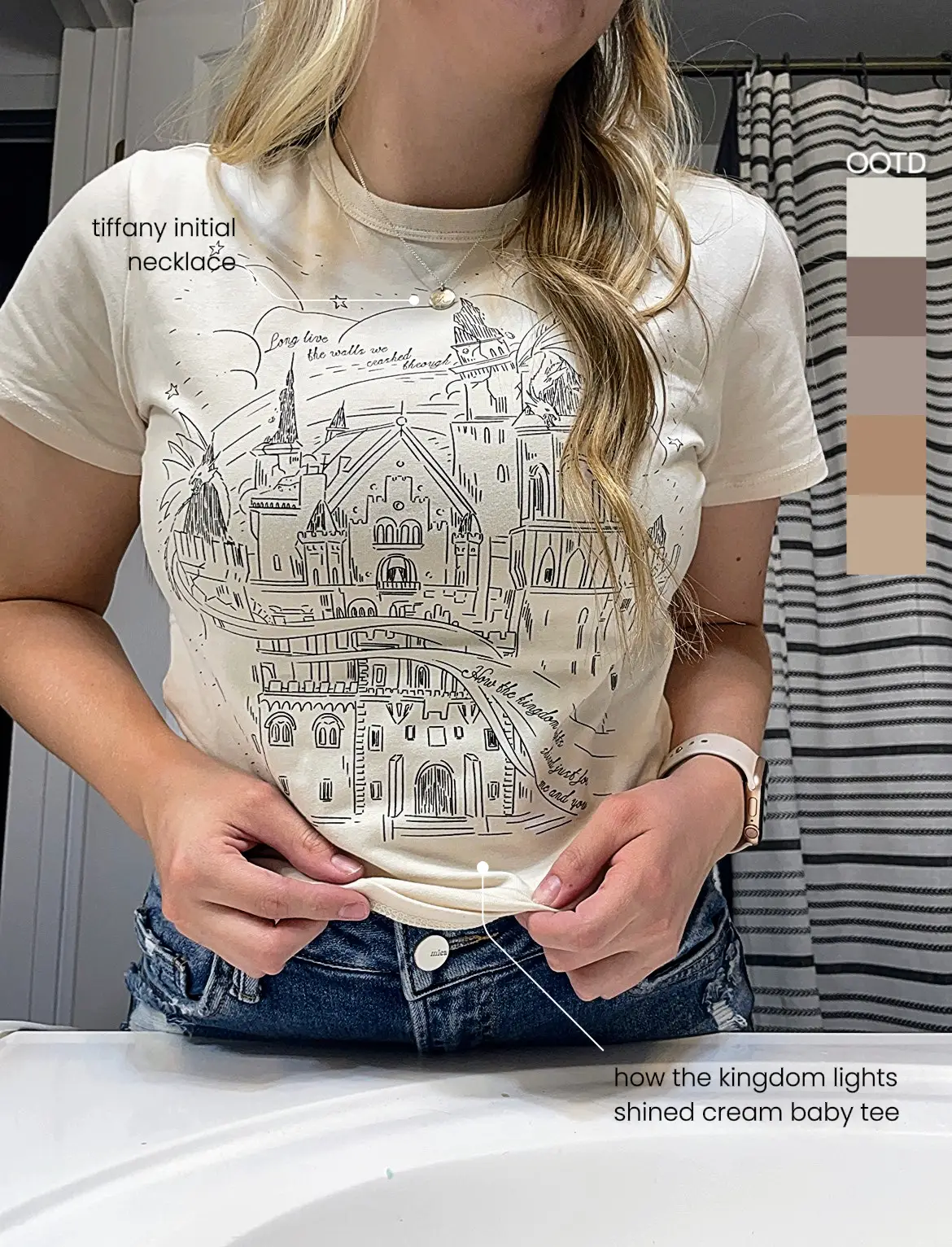 How The Kingdom Lights Shined Cream Baby T-Shirt – Taylor Swift