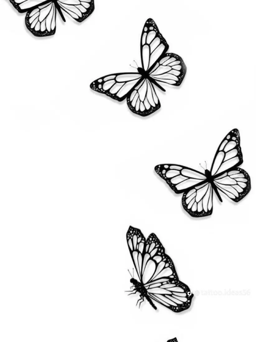 20 top Red Butterfly Tattoo with Fly on Wing ideas in 2024