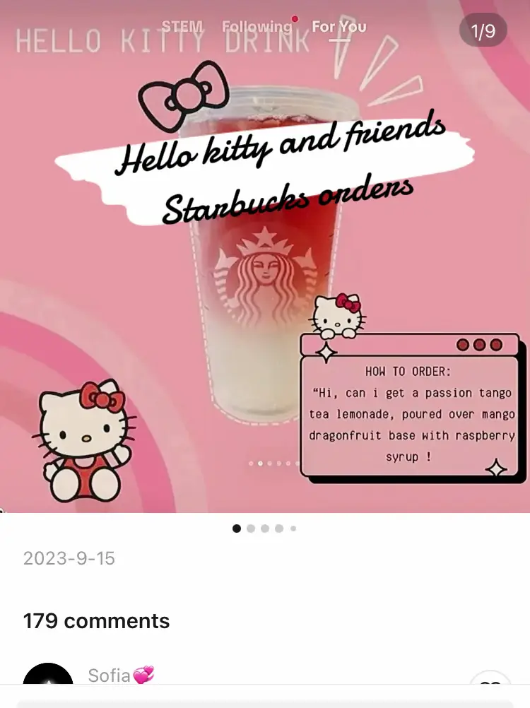 The Hello Kitty Drink Starbucks Reddit Lemon8 Search 