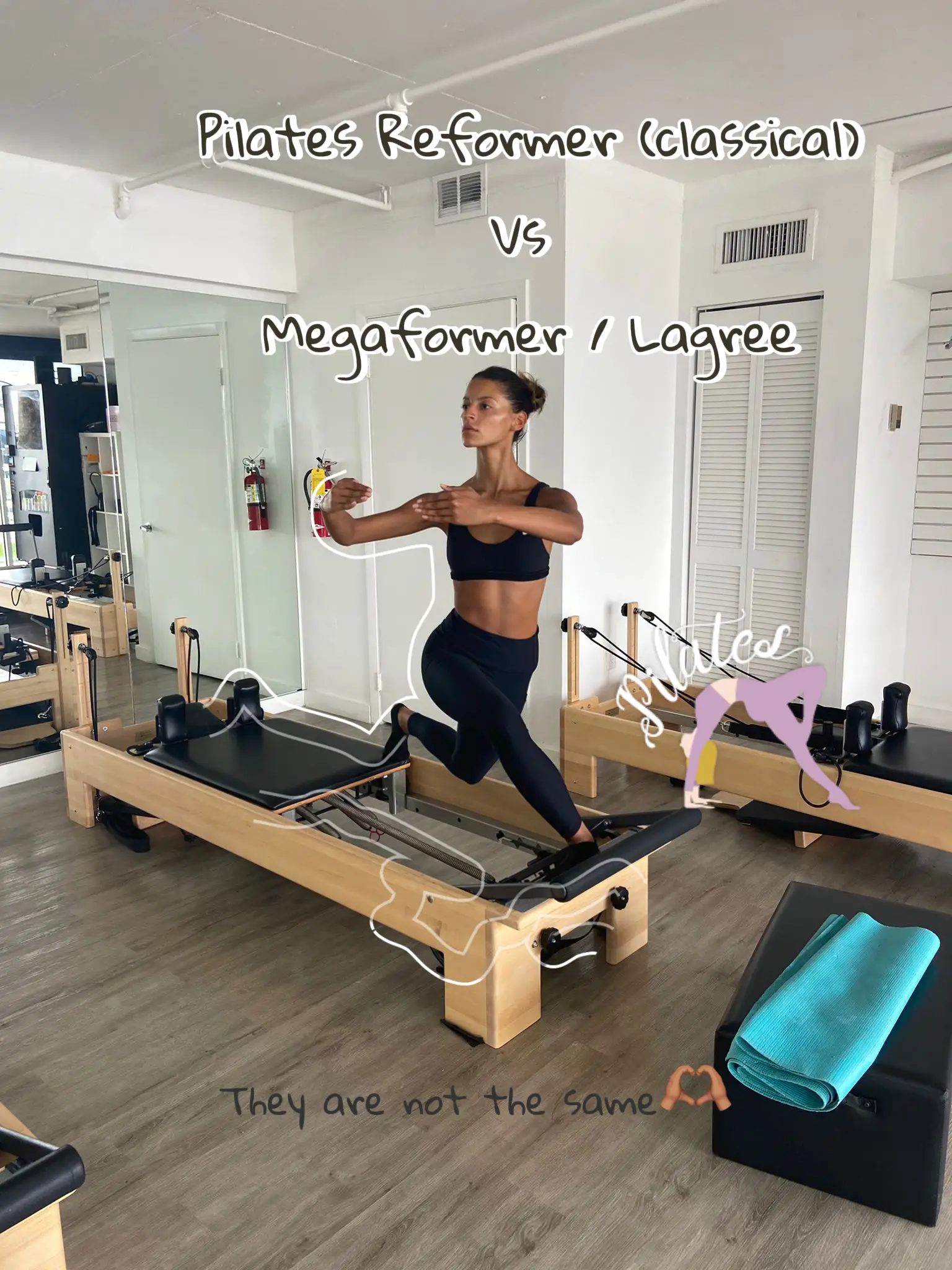 Trying reformer Pilates for the first time, Video published by  NAOMICLAIREFIT
