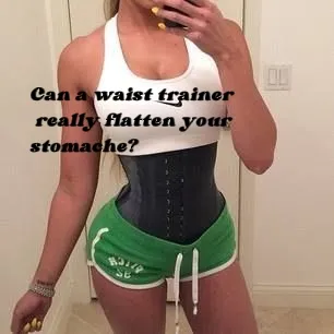 Women's Latex Waist Trainer Long Torso Corsets Sport Girdle For Protect  Waist When Sit-ups Squats Or Just Sitting Down