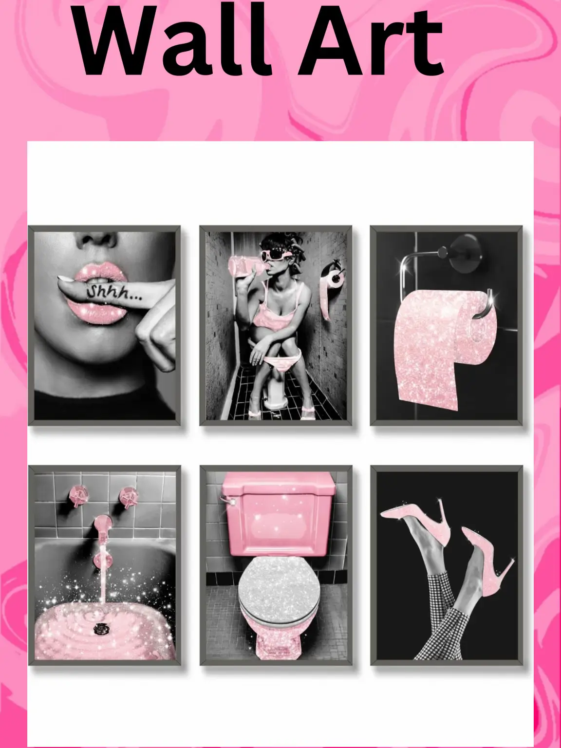  Pink High Heels Bath Mat Hello Gorgeous Lipstick Black Perfume  Flower Fashion Makeup Woman Girls Romantic Bathroom Microfiber Memory Foam  Bathroom Rug Doormat Kitchen Toilet Floor Rug : Home & Kitchen