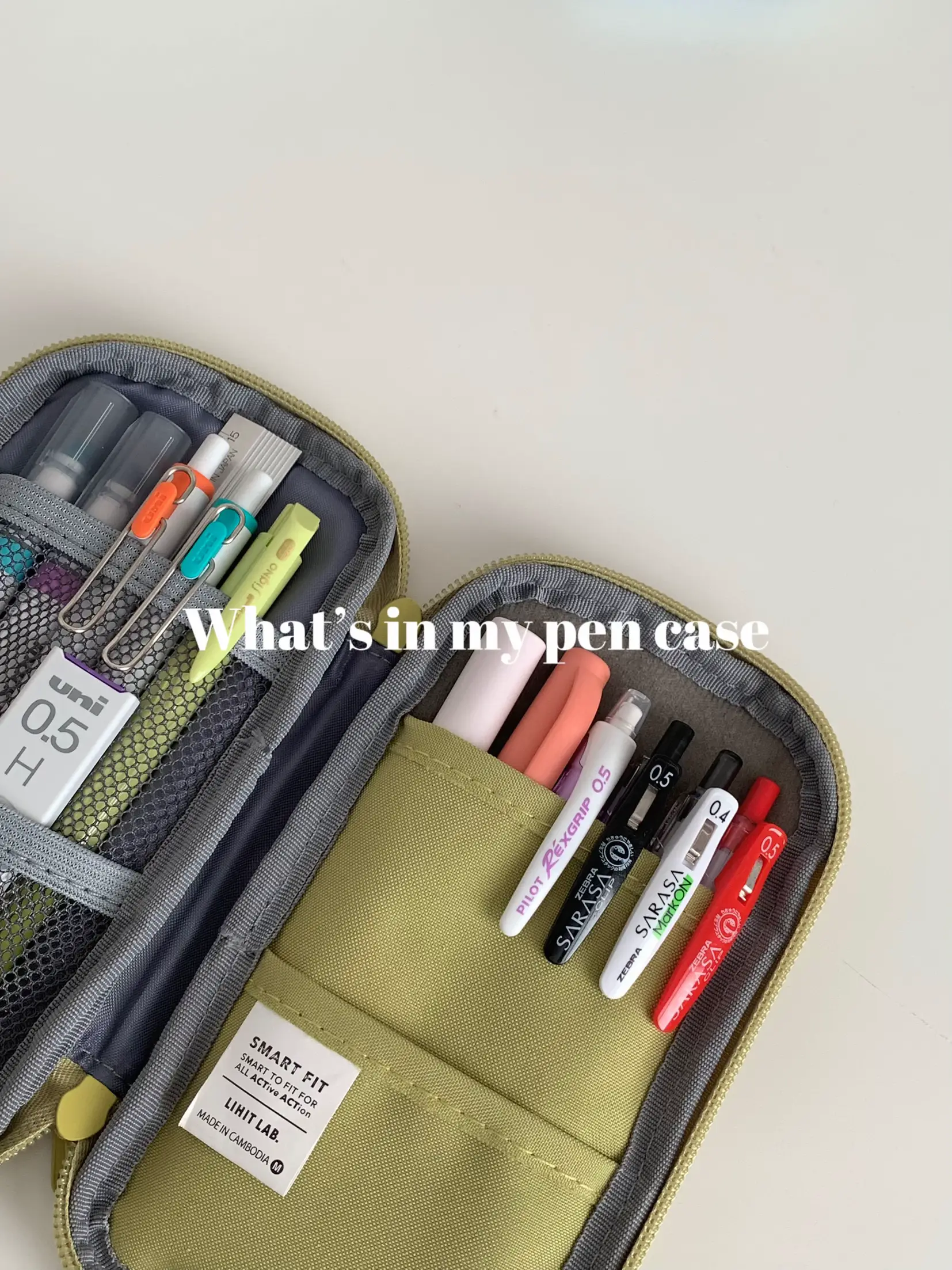 Lihit Lab Compact Pen Case, Let's Take a Look
