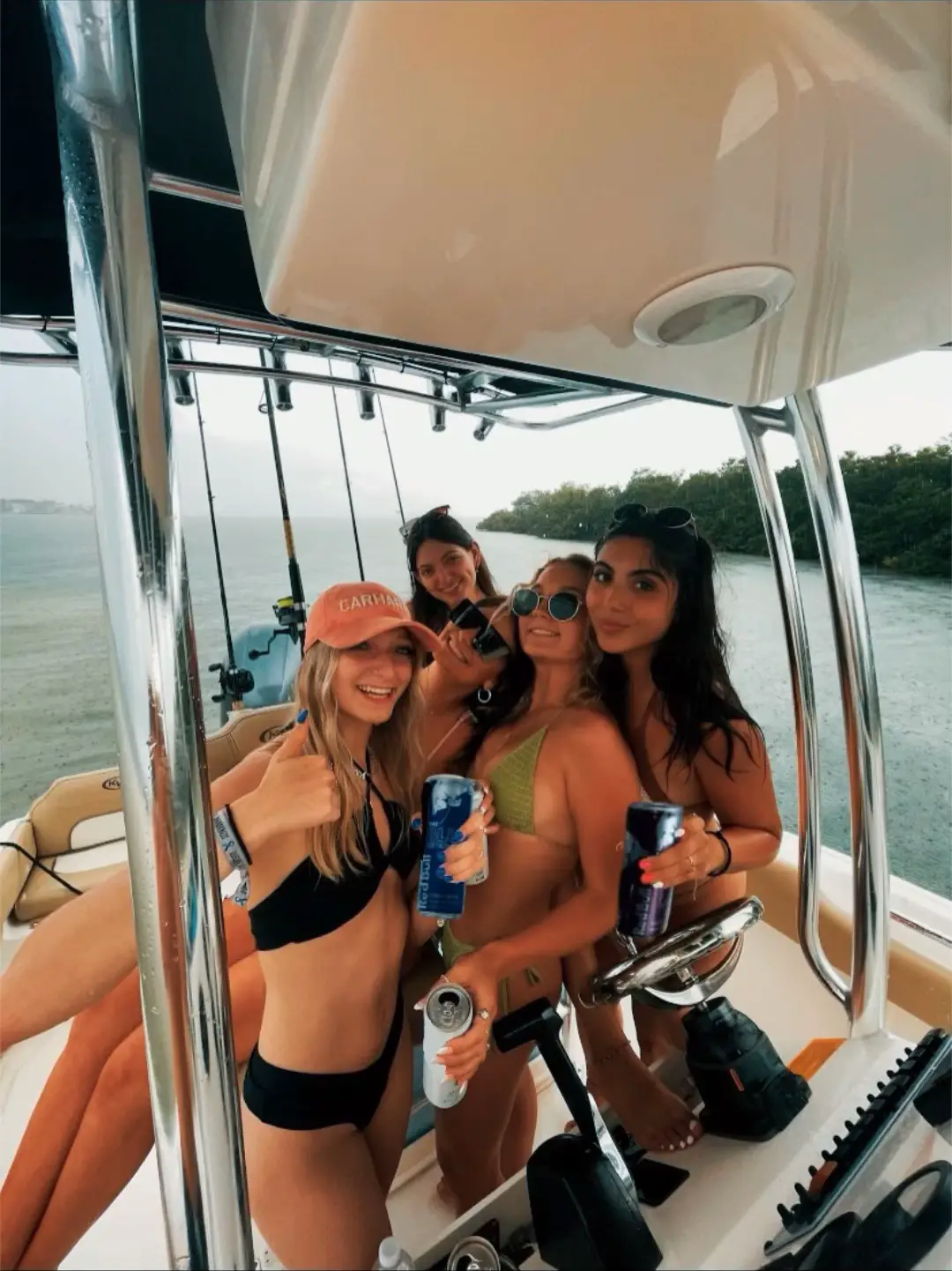 American 👙 Bikini Girls Fishing 🎣 Public Group