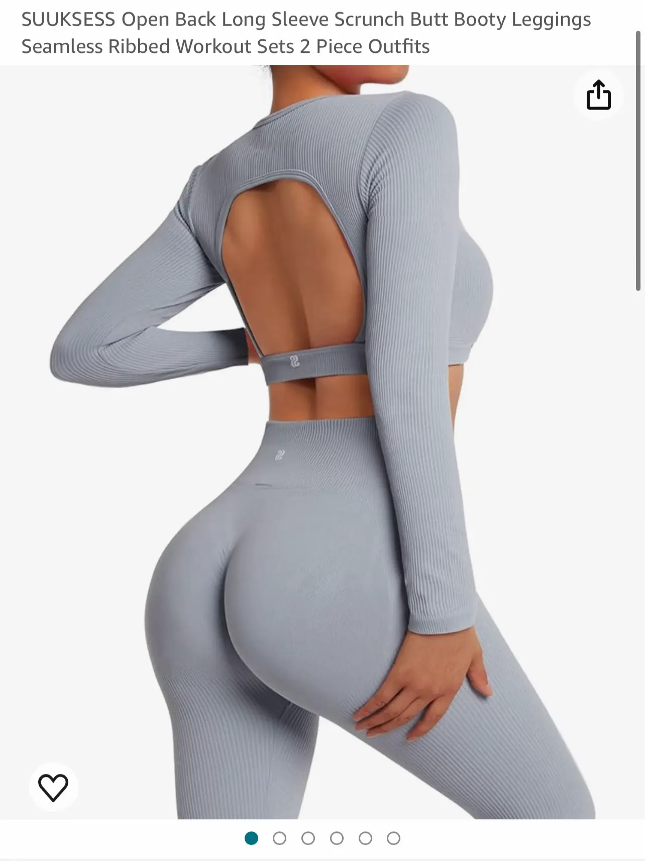  OQQ Workout Outfits for Women 2 Piece Seamless Ribbed