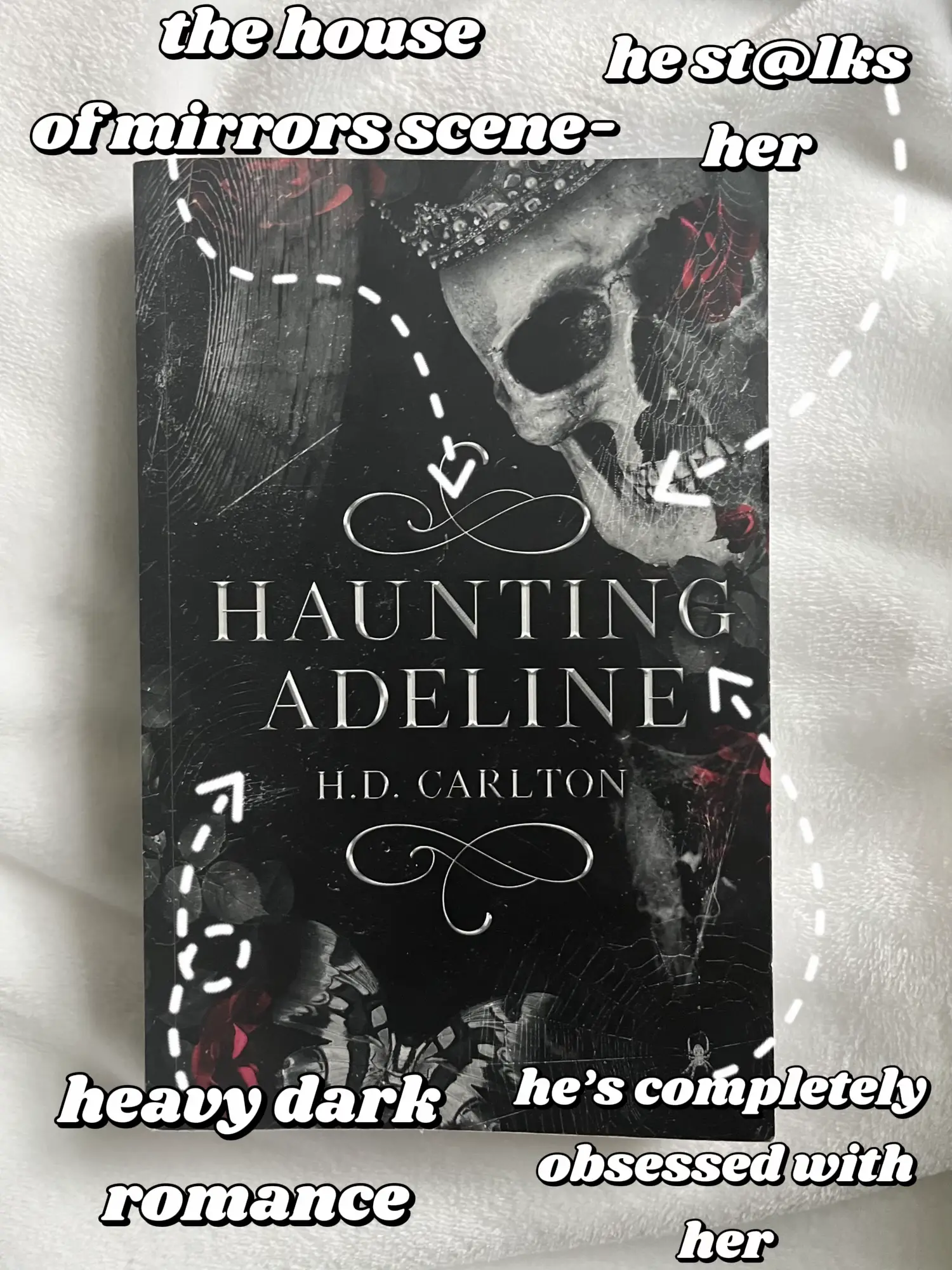 A book cover with a skeleton on it.