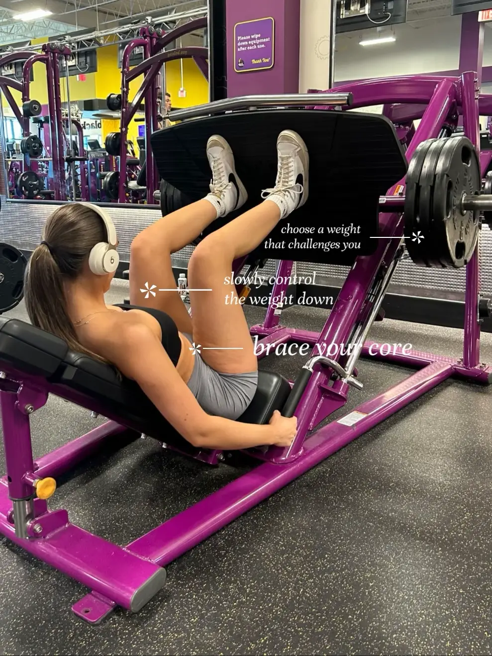 Leg press online down