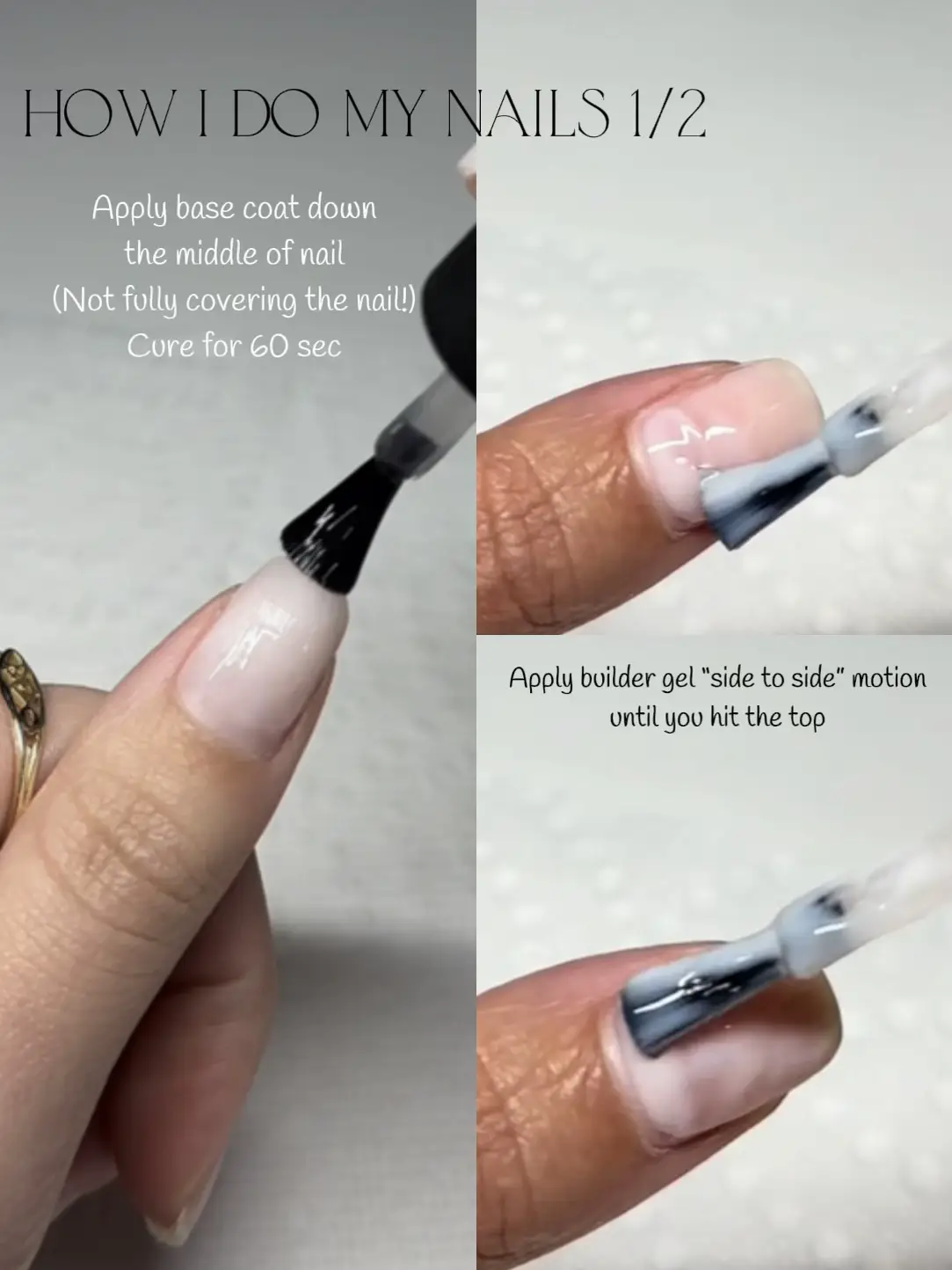 Gel x nails with a fresh builder gel infill : r/DIYGelNails