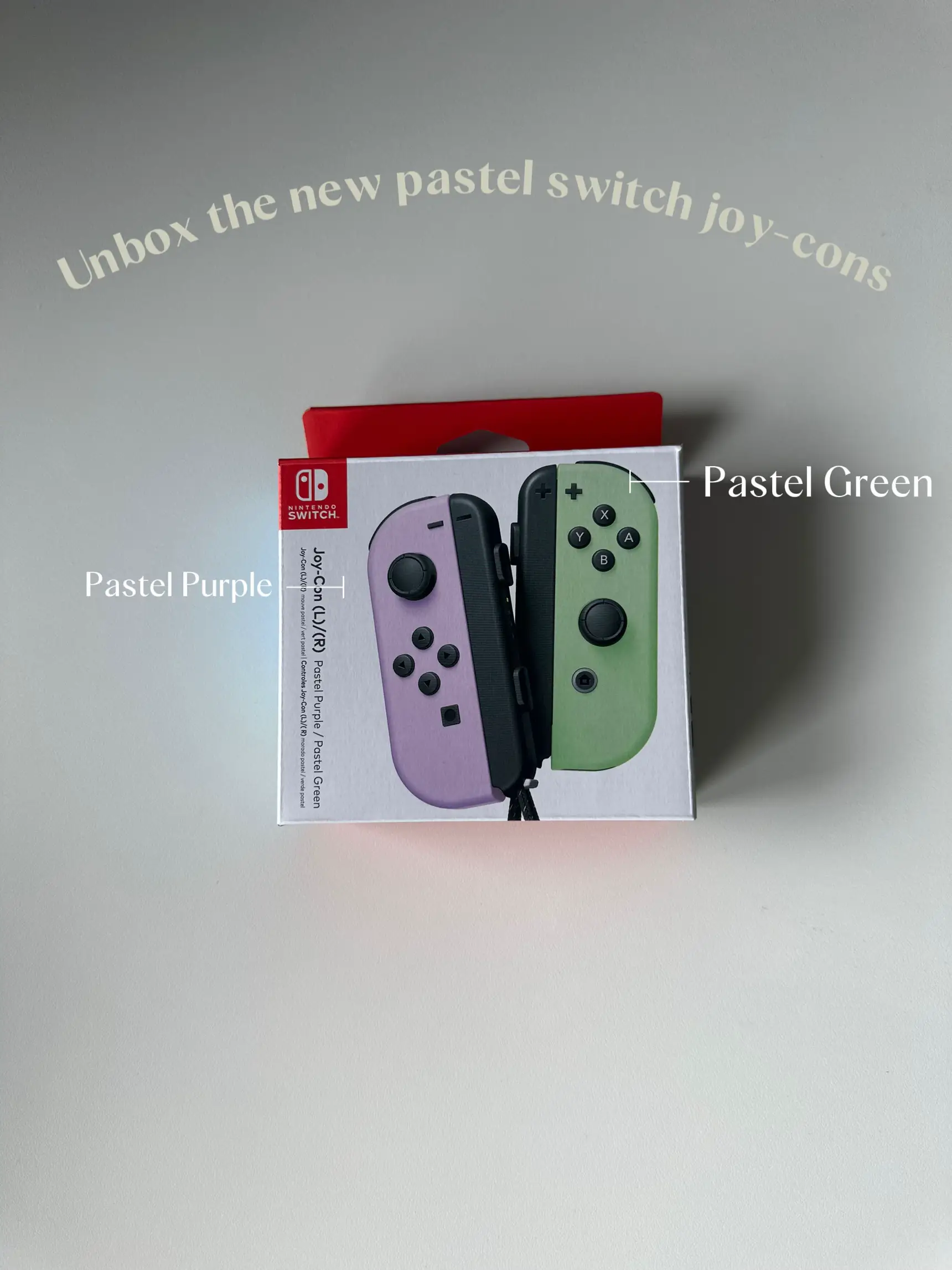 Nintendo Switch Joy-Con L/R - Pastel Purple/Pastel Green