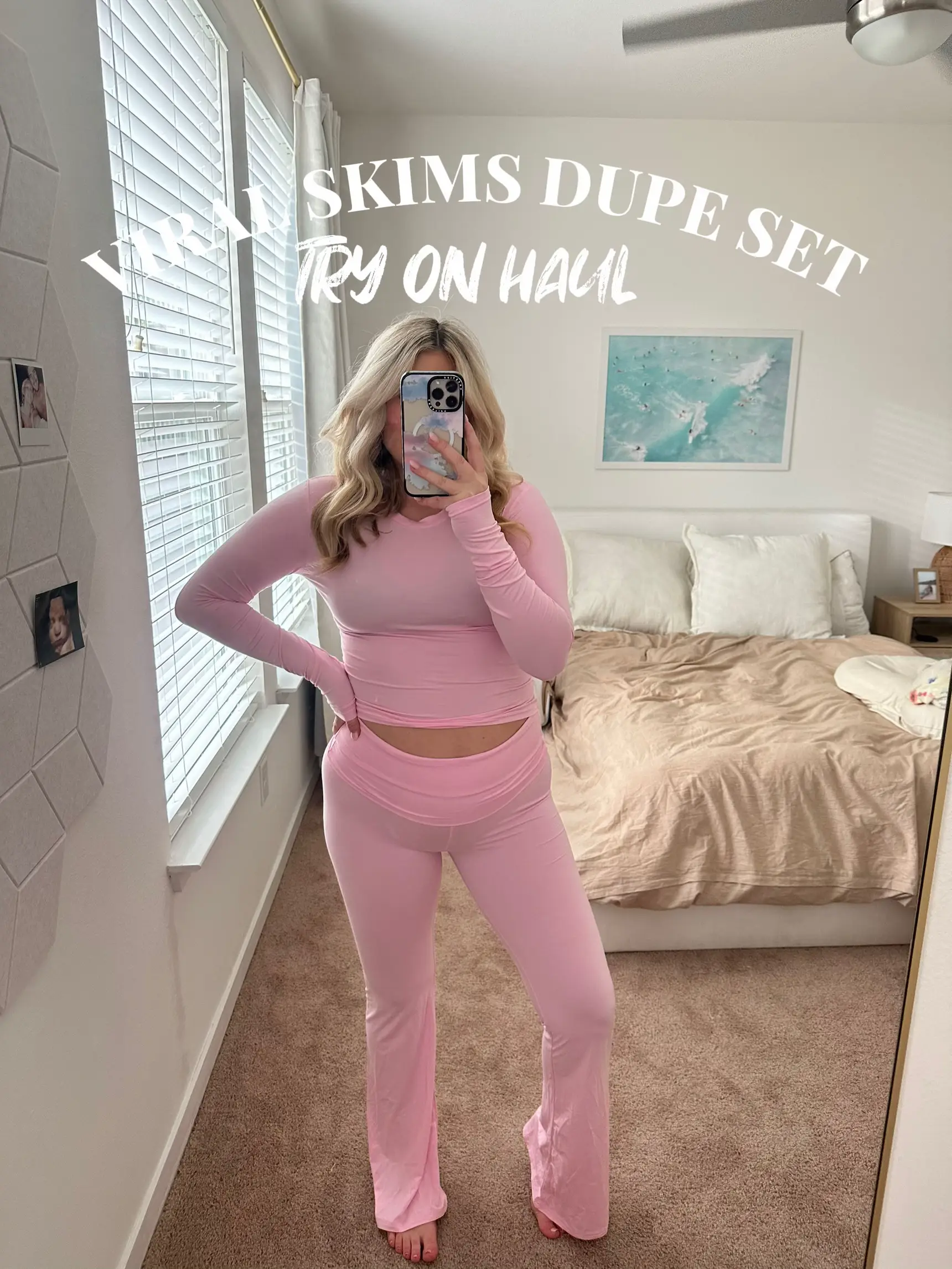 I did a huge £245 autumn H&M haul - viral £7 Skims dupe is the perfect top,  it's so sculpting and you don't need a bra