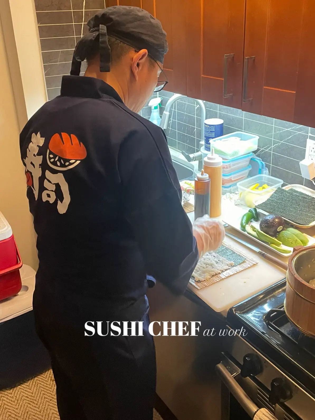 Sushi chef at home