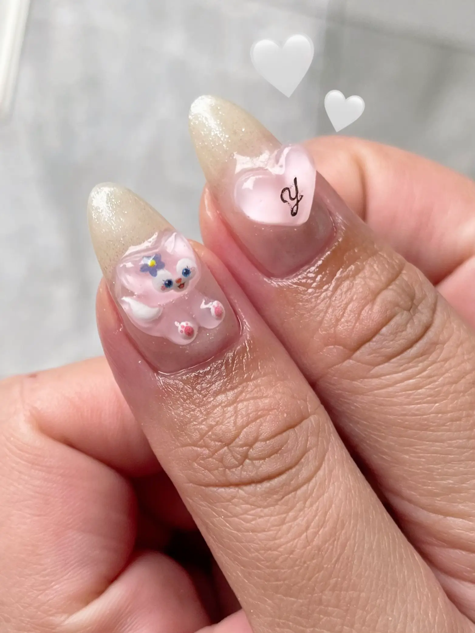 推しネイル】【シンプルネイル】🤍🤍 | TAO NAILが投稿したフォトブック | Lemon8