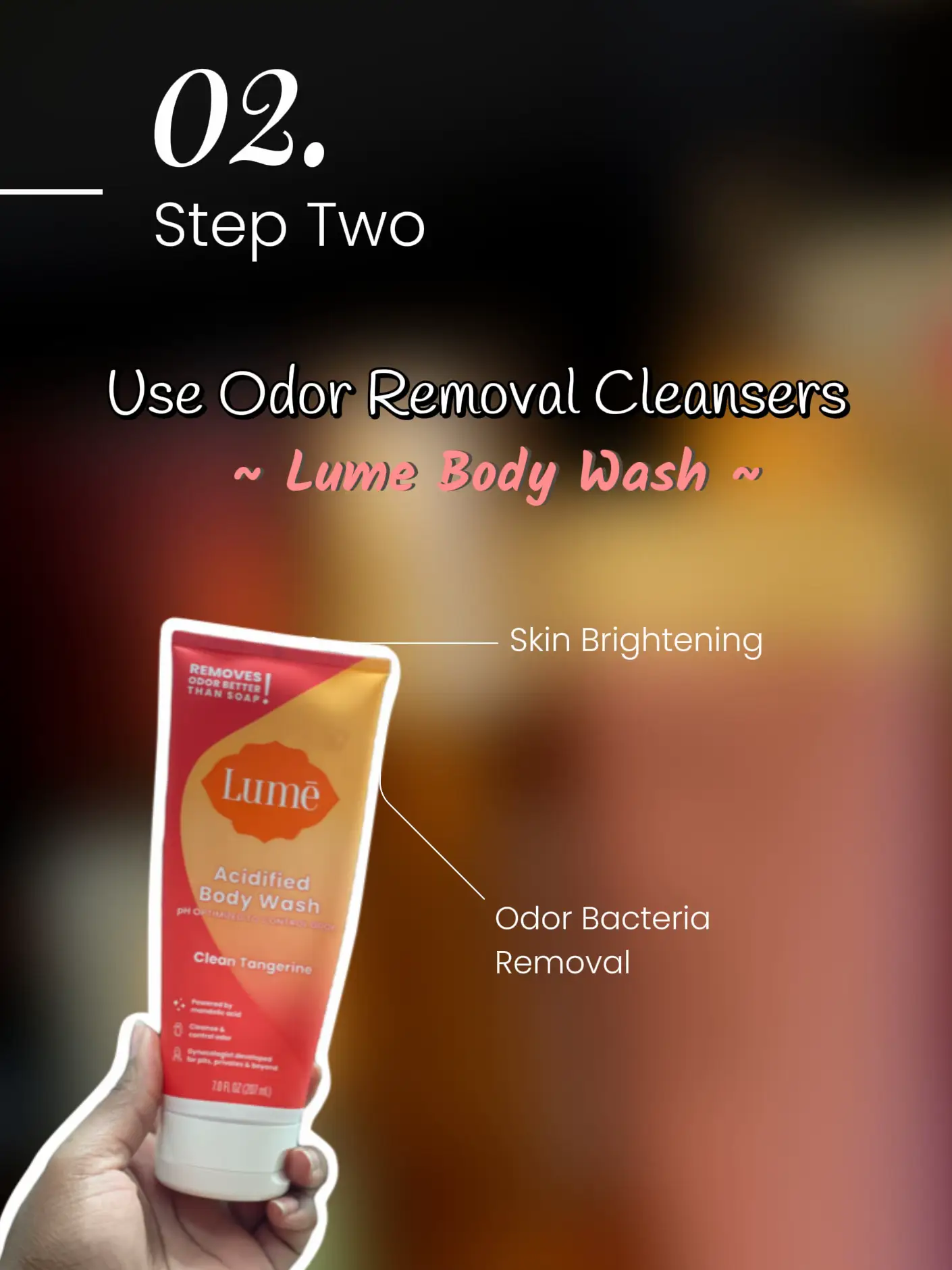 LUME- odor control *ANYWHERE on your body?? LOL where : r