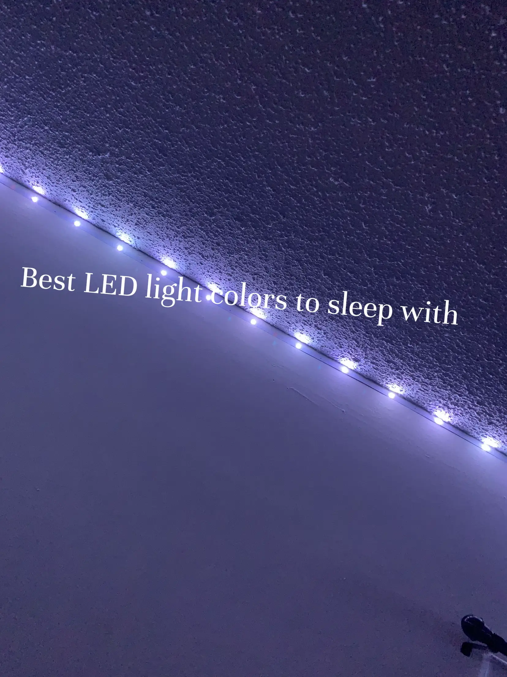 Best Led Light Colors to Sleep Lemon8 Search