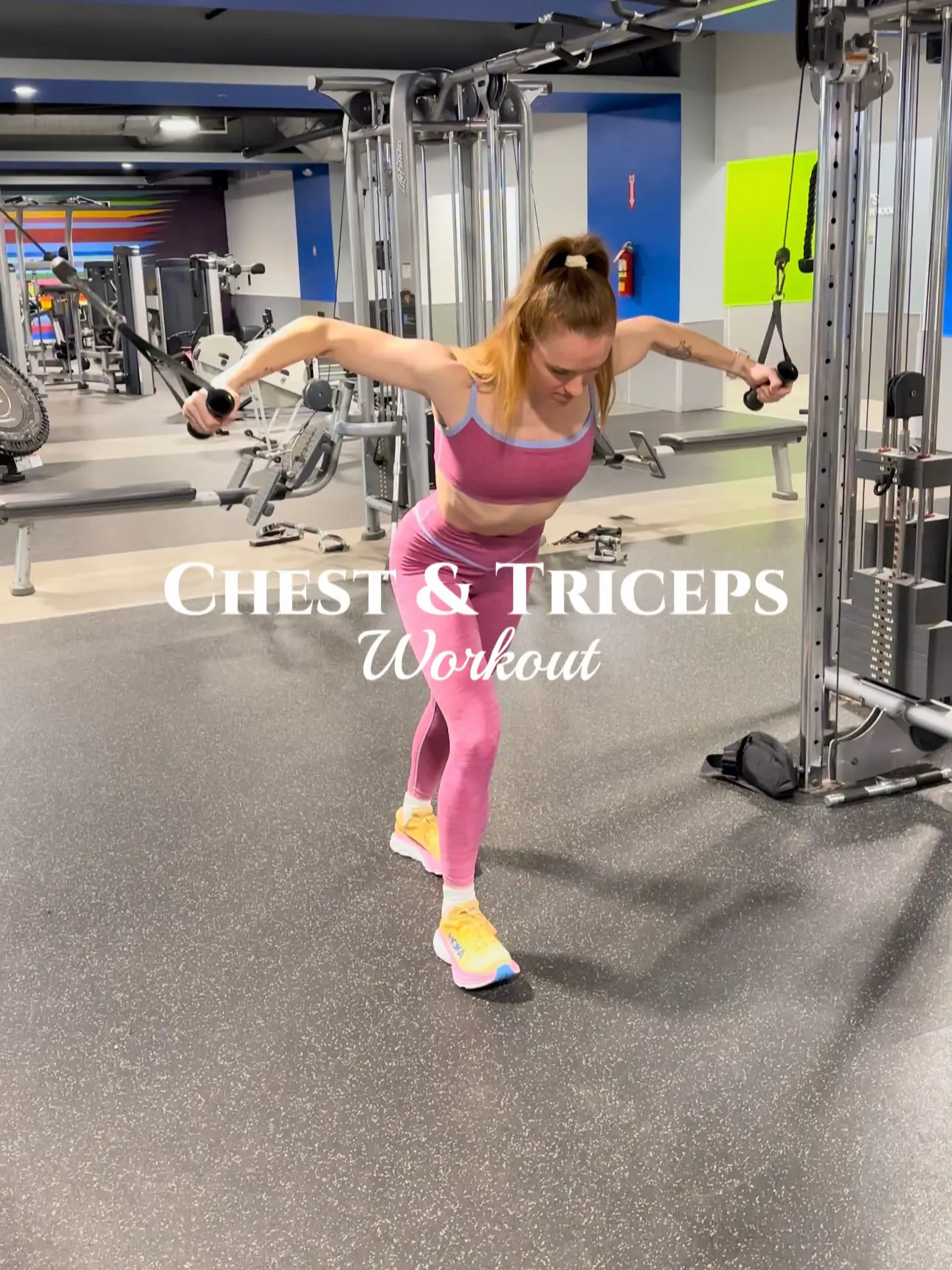GirlsWhoLift Workout: Monday Chest Day - Shaping Up To Be A Mom