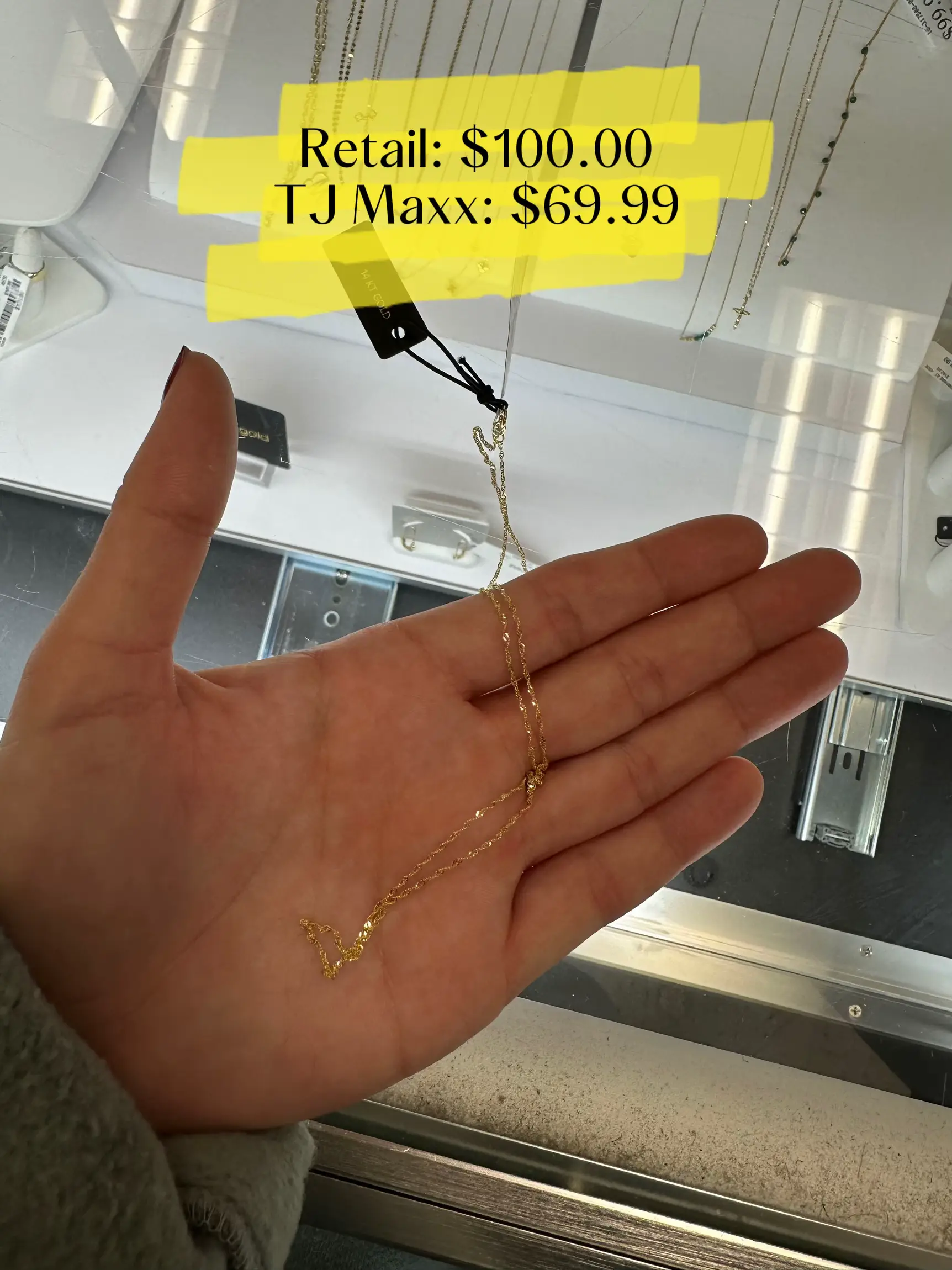 Tj maxx gold deals jewelry