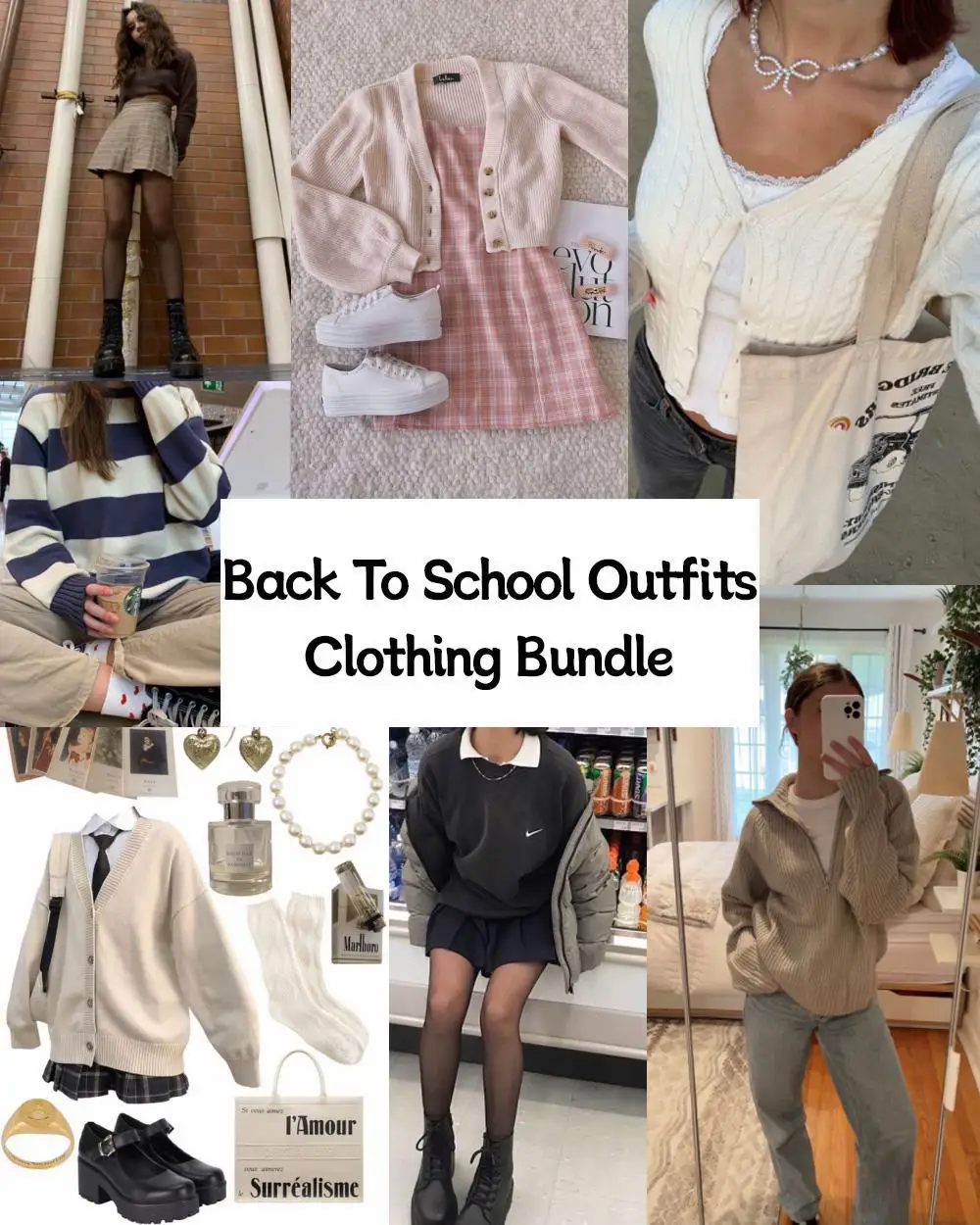 Back To School Outfits Clothing Bundle