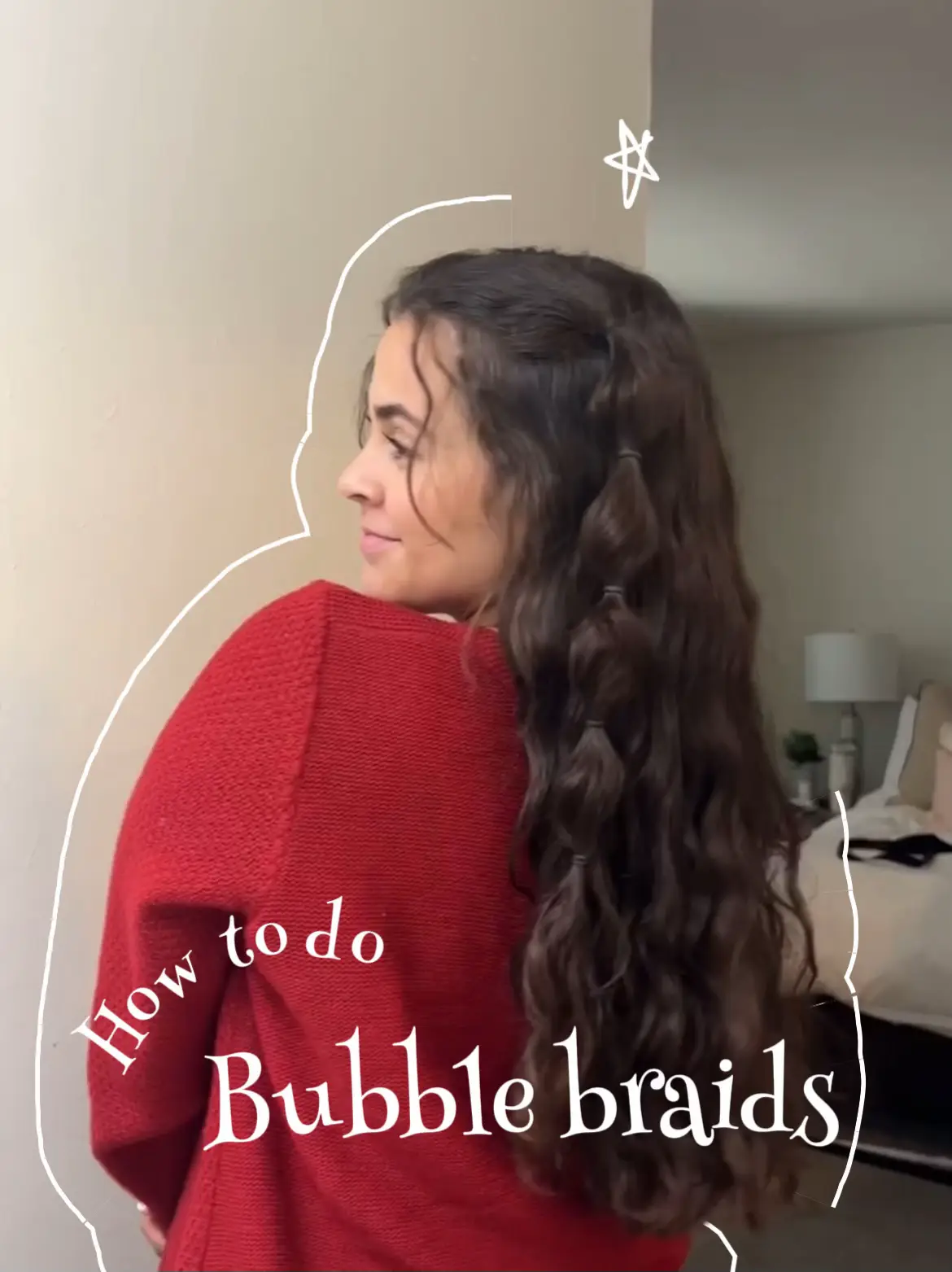 30 Cute Bubble Braid Hairstyles : Funky Bubble Braid Pigtails I