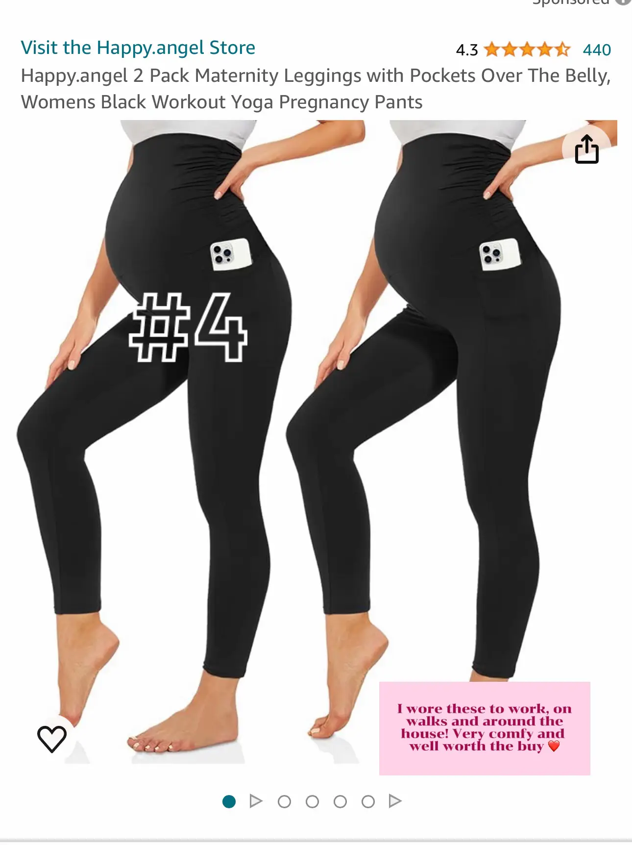 Buy SHAPERX Shorts Maternity Leggings Over The Belly Pregnancy