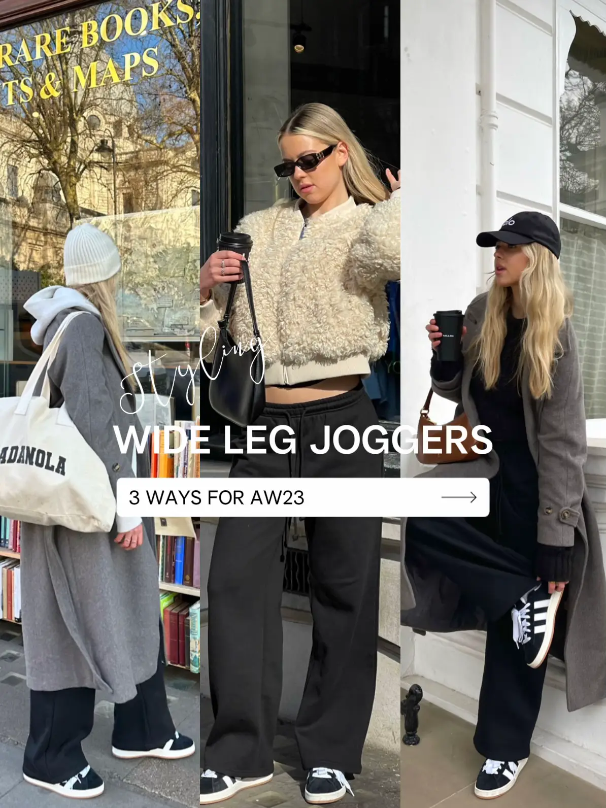 Wide-leg Joggers