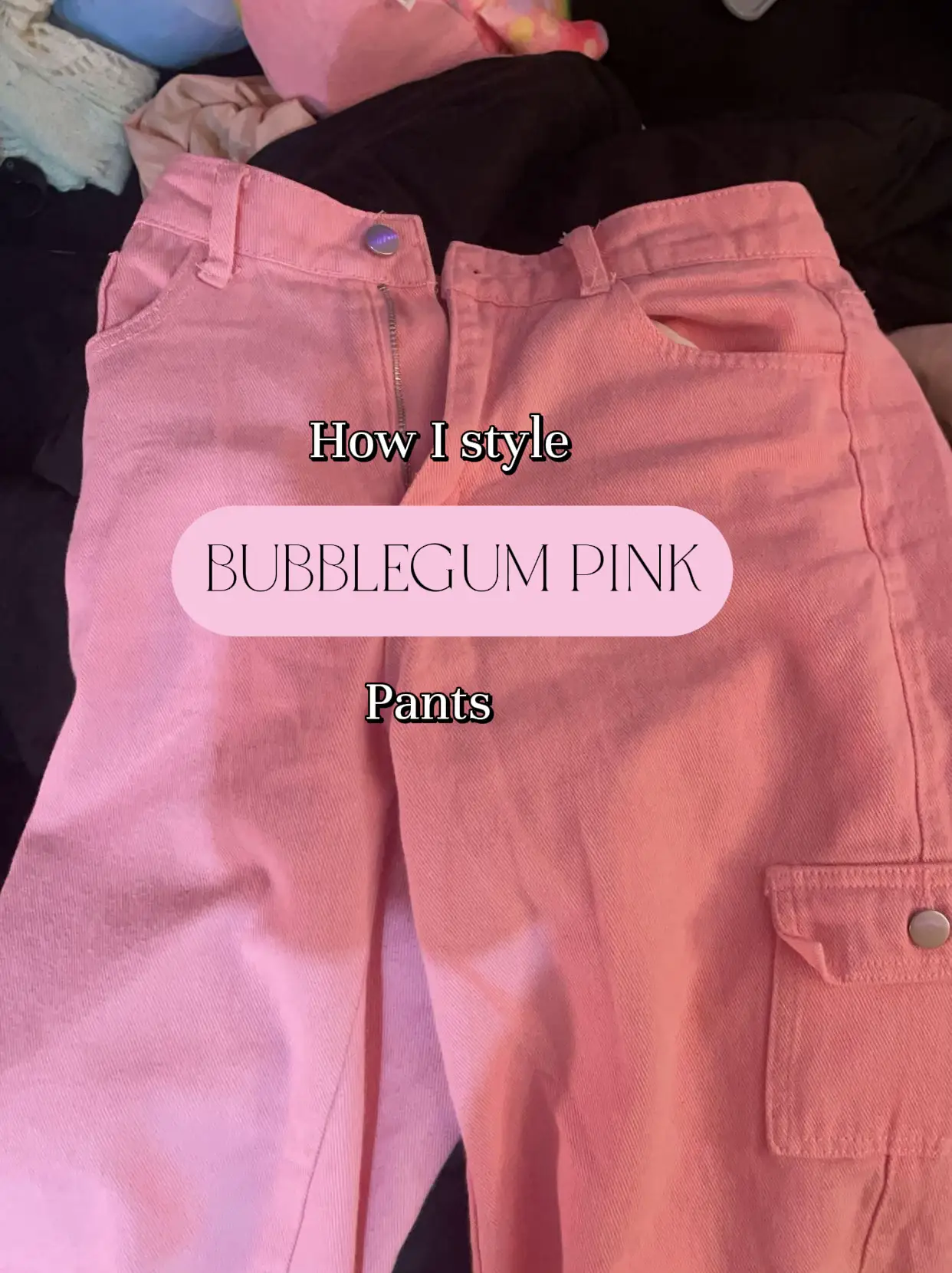 HOW TO WEAR HOT PINK PANTS! #fashion #ootd 