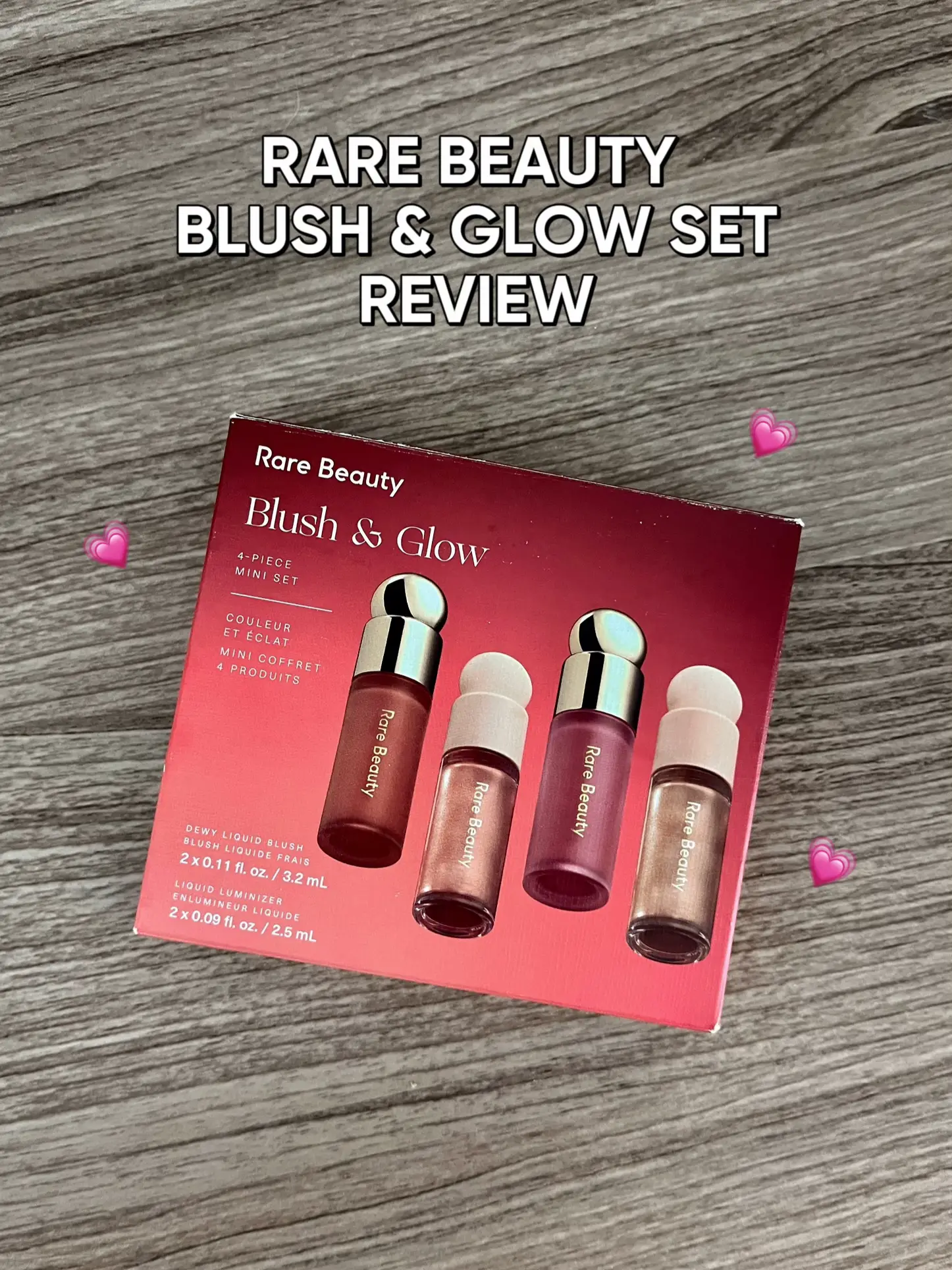 Mini Blush & Glow 4-Piece Set - Rare Beauty by Selena Gomez