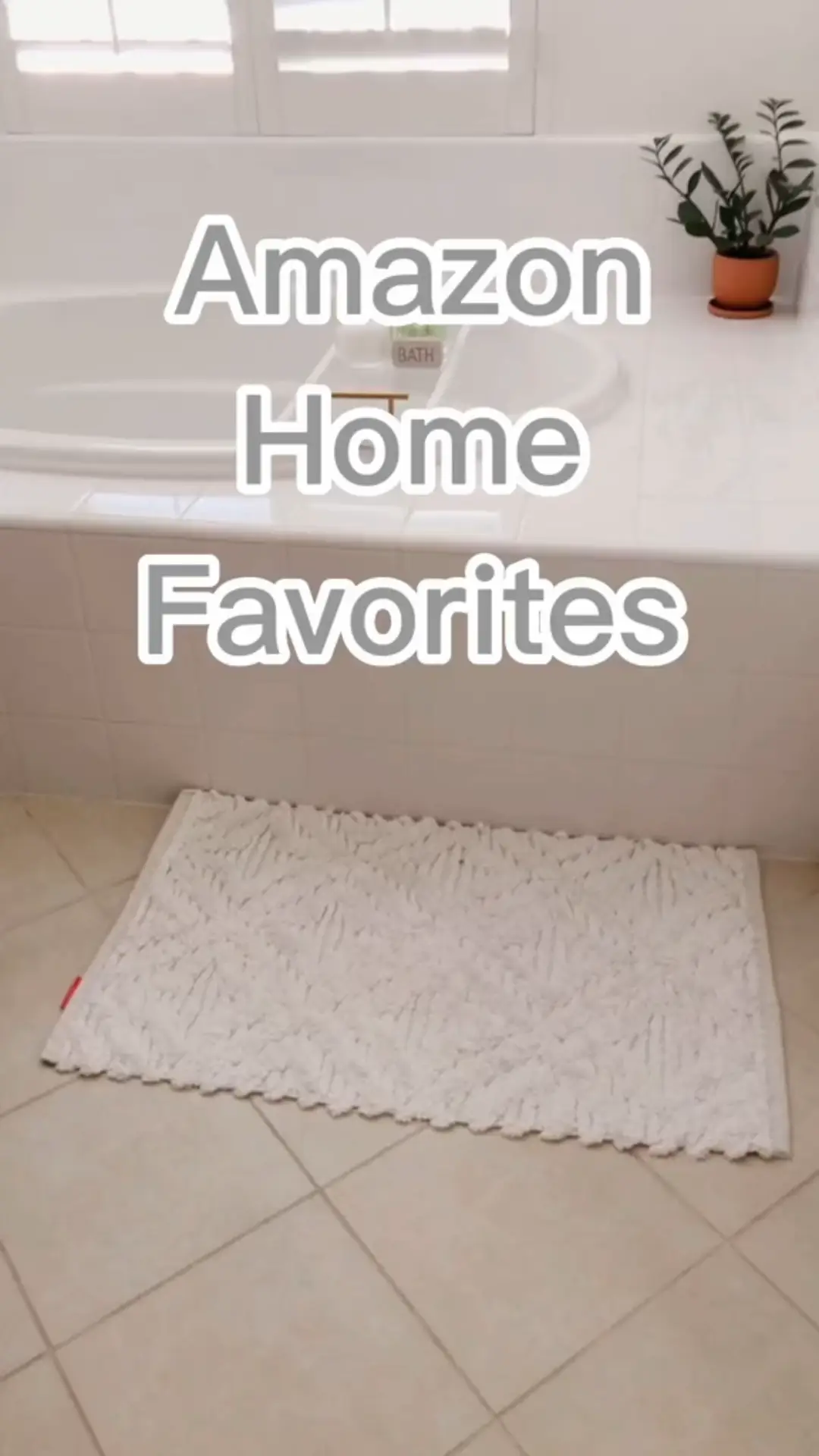 Amazon home faves | Stone bath mat