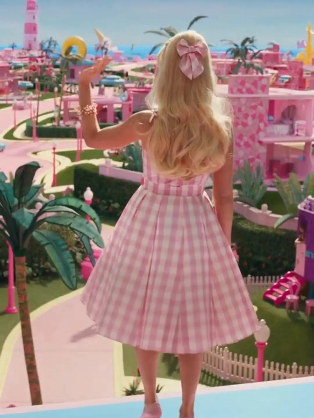 Step into BARBIE World: Trying on THE Pink Gingham Dress!🎀👱🏼‍♀️ 
