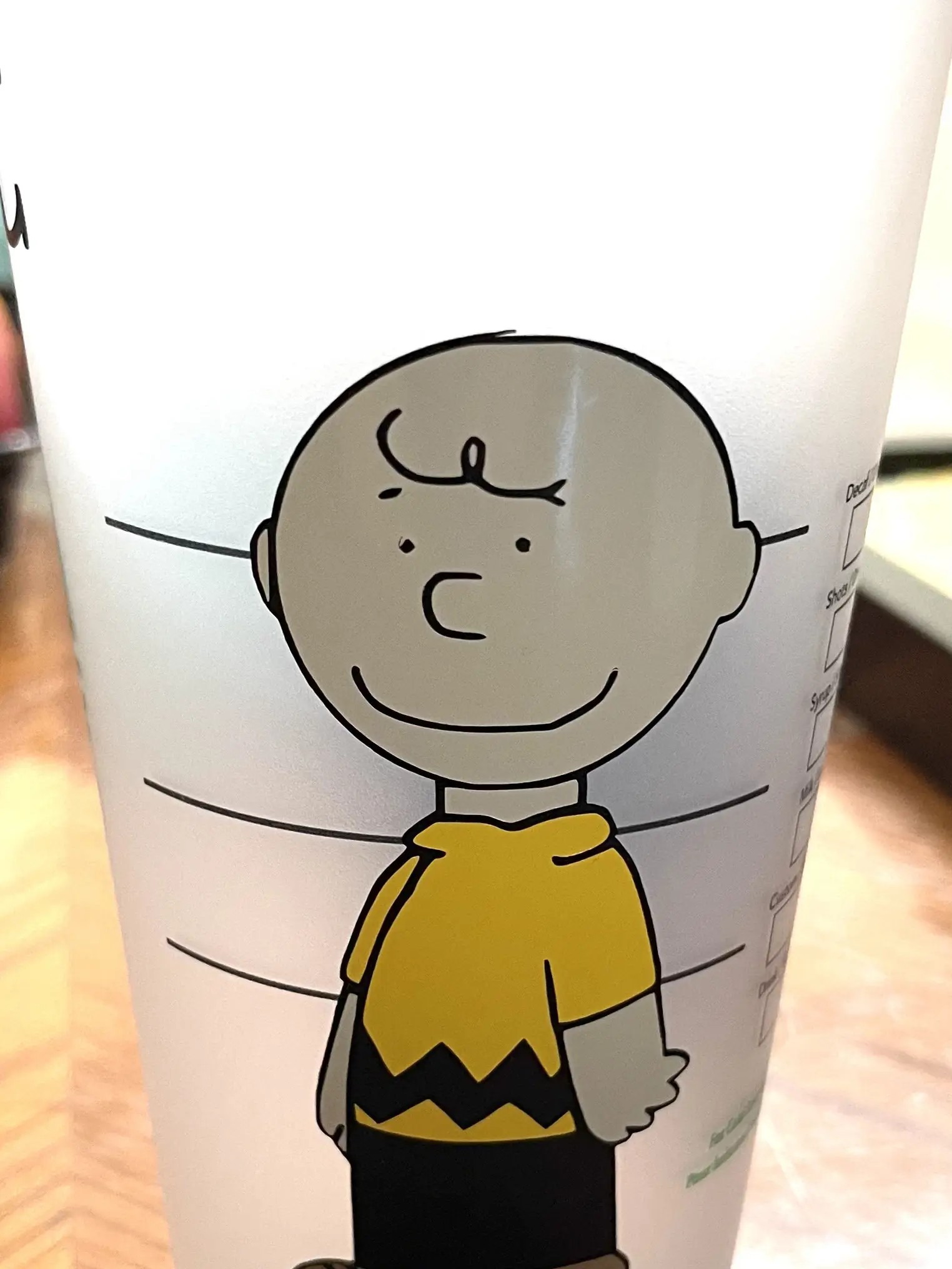 Snoopy Starbucks Cold Cup  Peanuts Starbucks Cold Cup – Acential